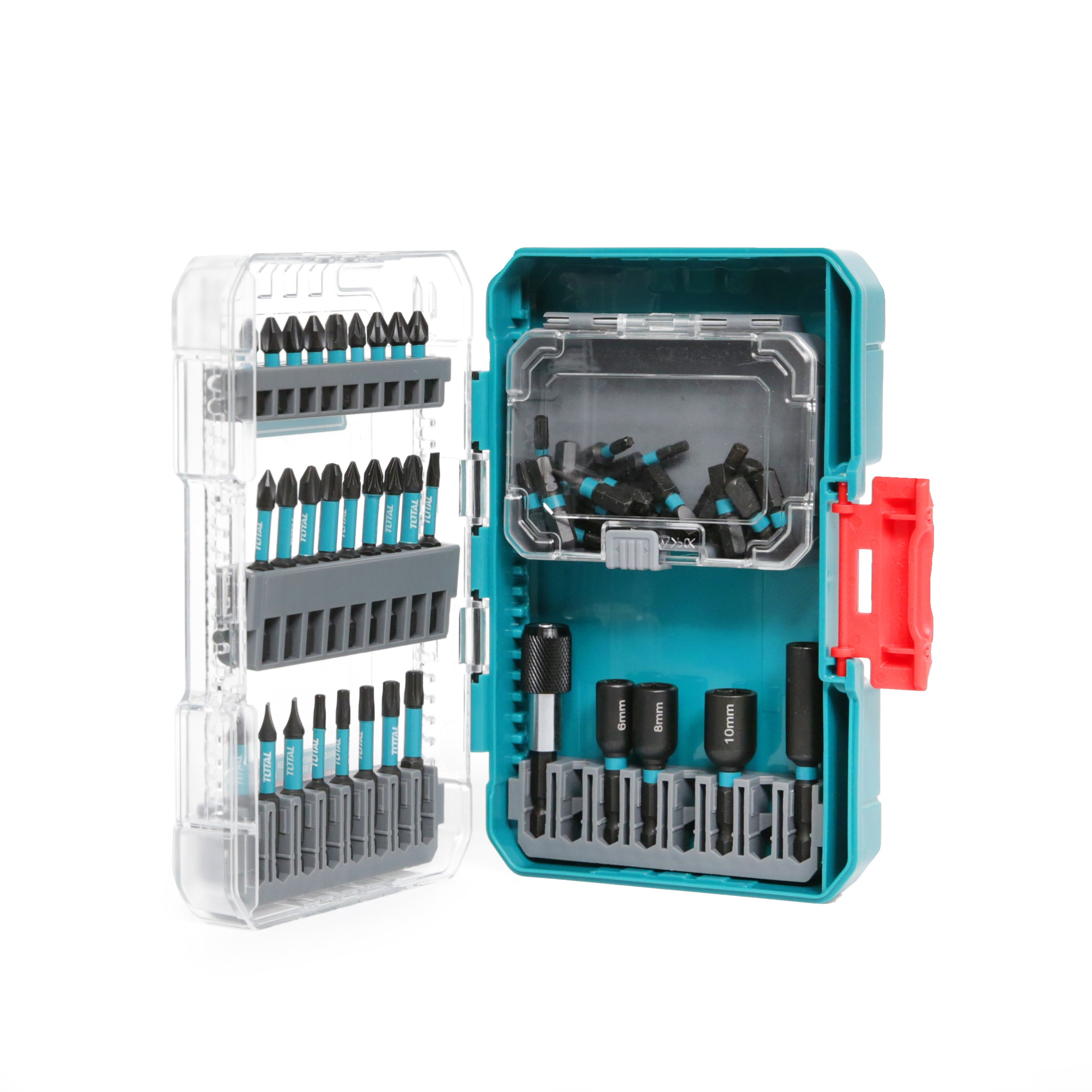Total Impact Screwdriver Bits Set - 51pcs - TACSDL25106