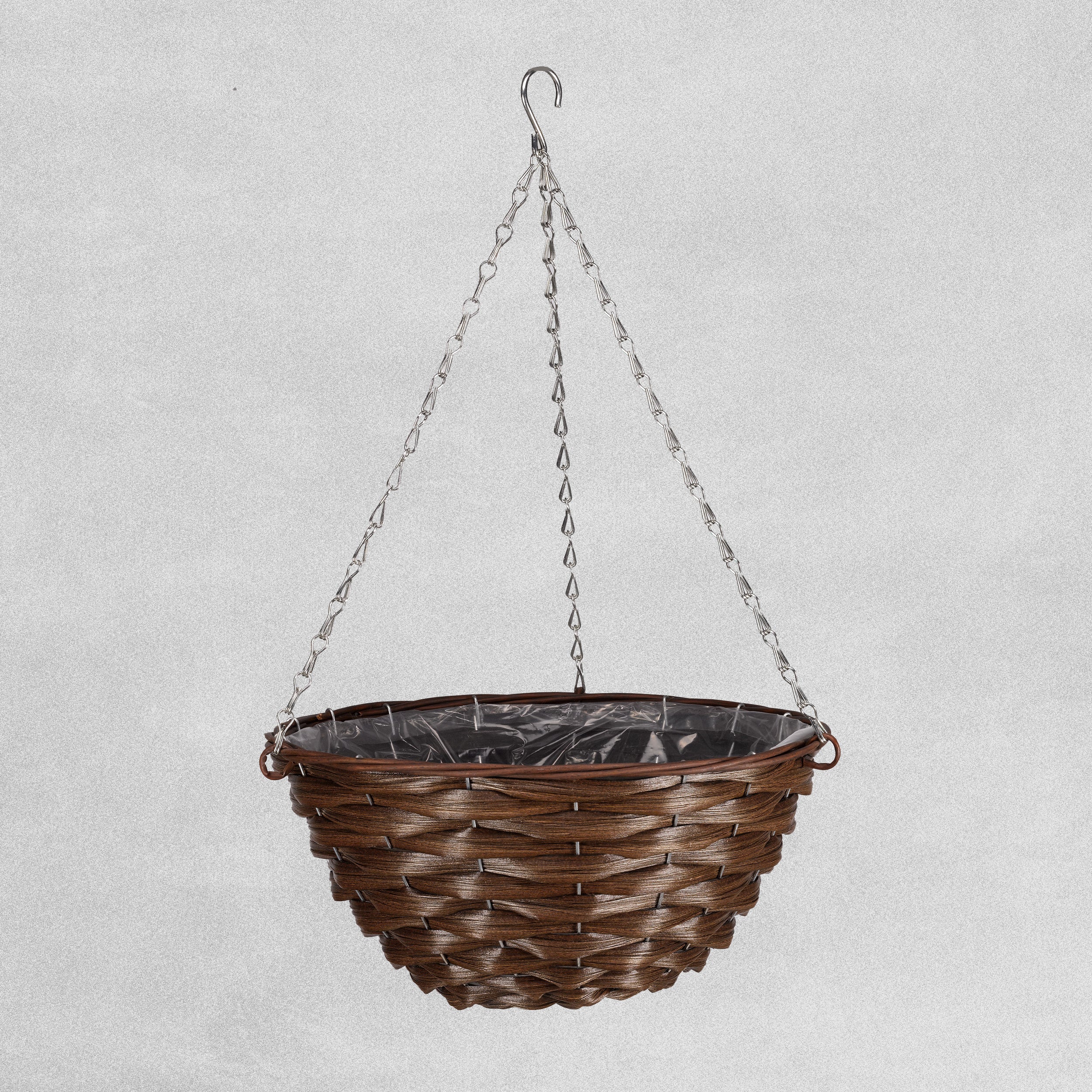 Smart Garden 14" Hazel Faux Rattan Hanging Basket