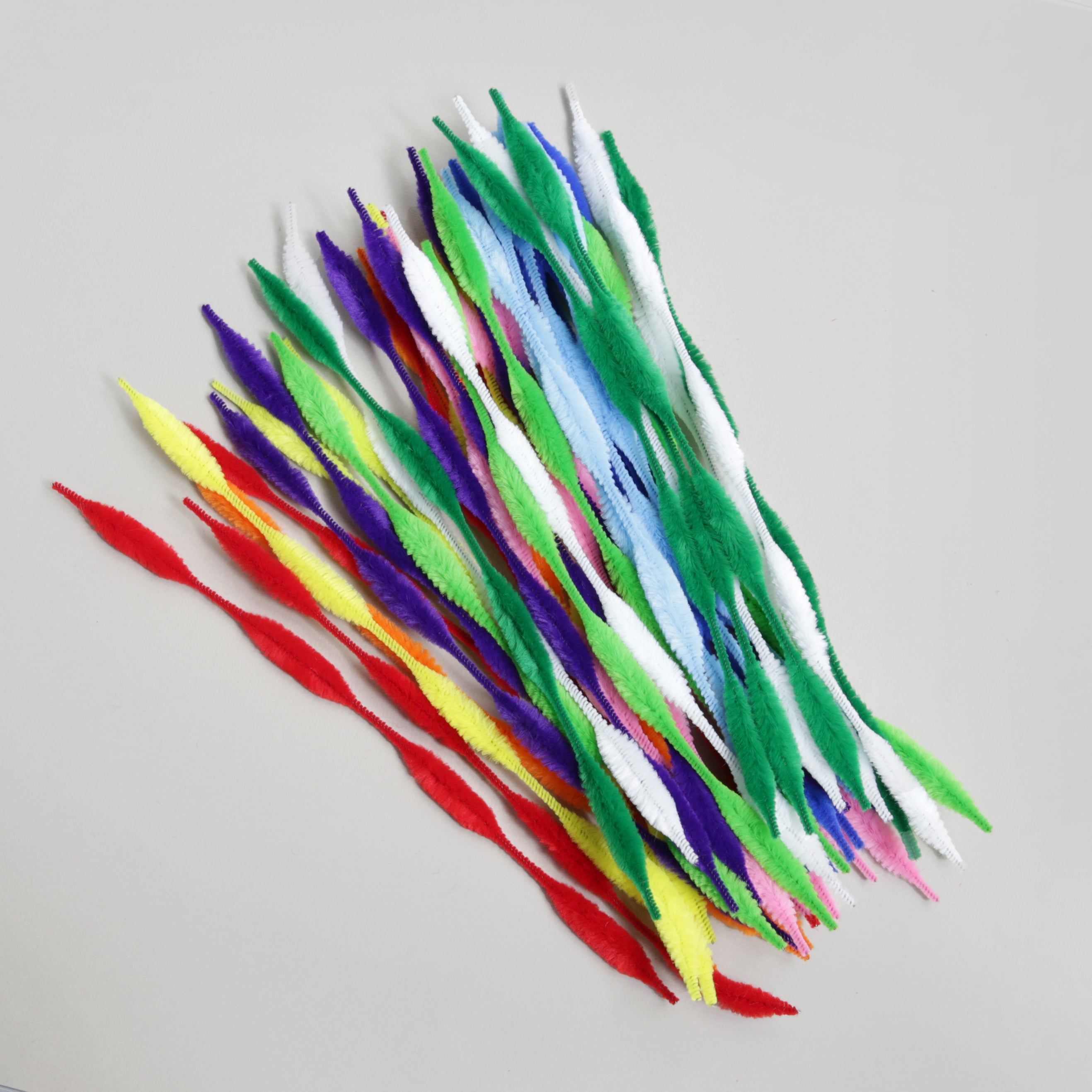 Bumpy / Wavy Pipe Cleaners - 50pcs