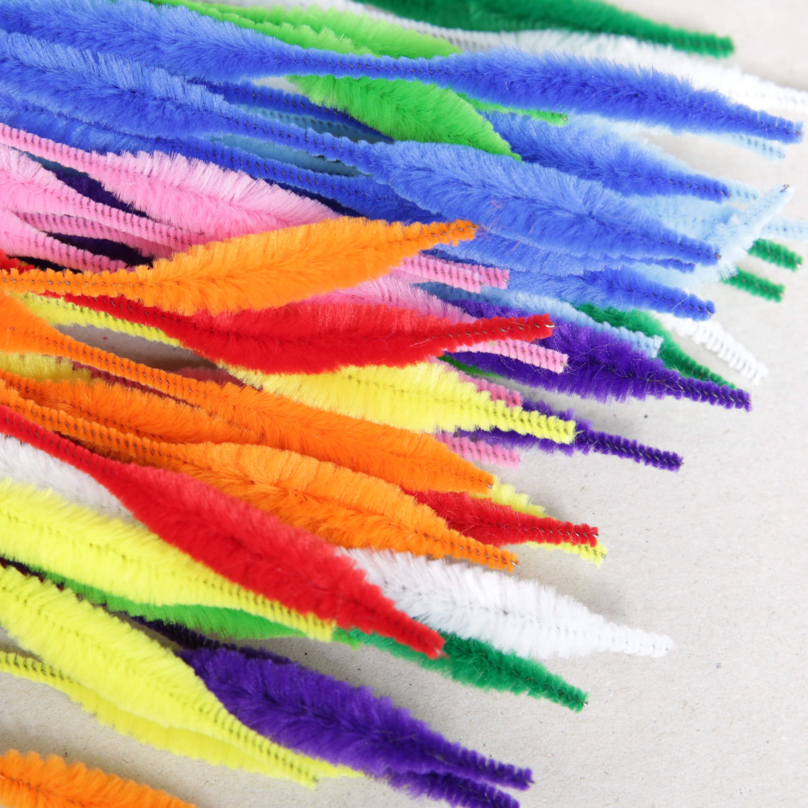 Bumpy / Wavy Pipe Cleaners - 50pcs