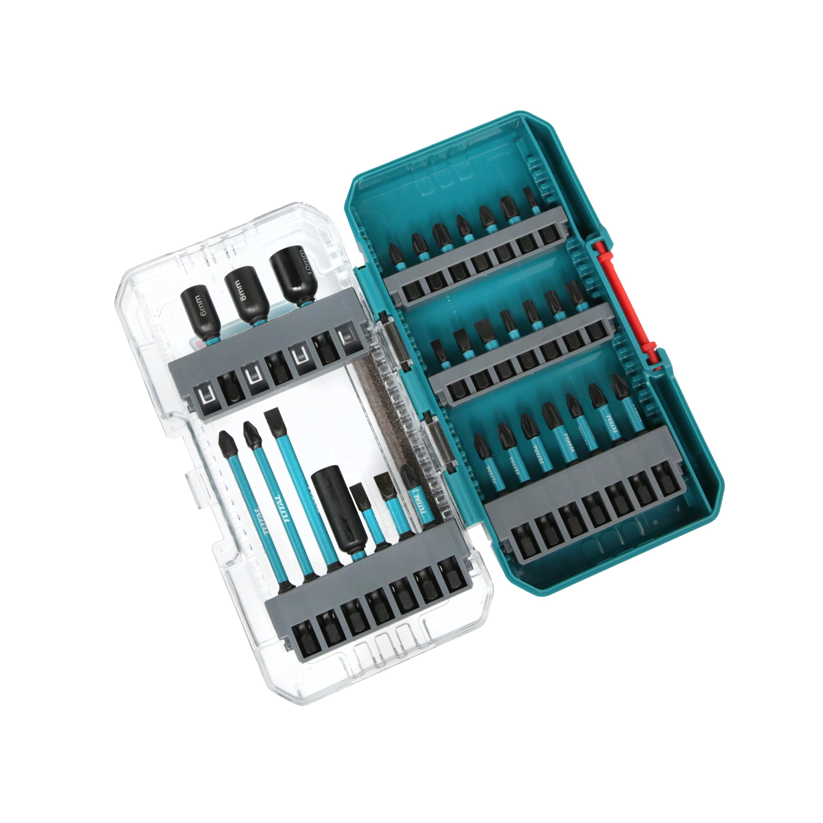 Total Impact Screwdriver Bits Set - 31pcs - TACSDL11306