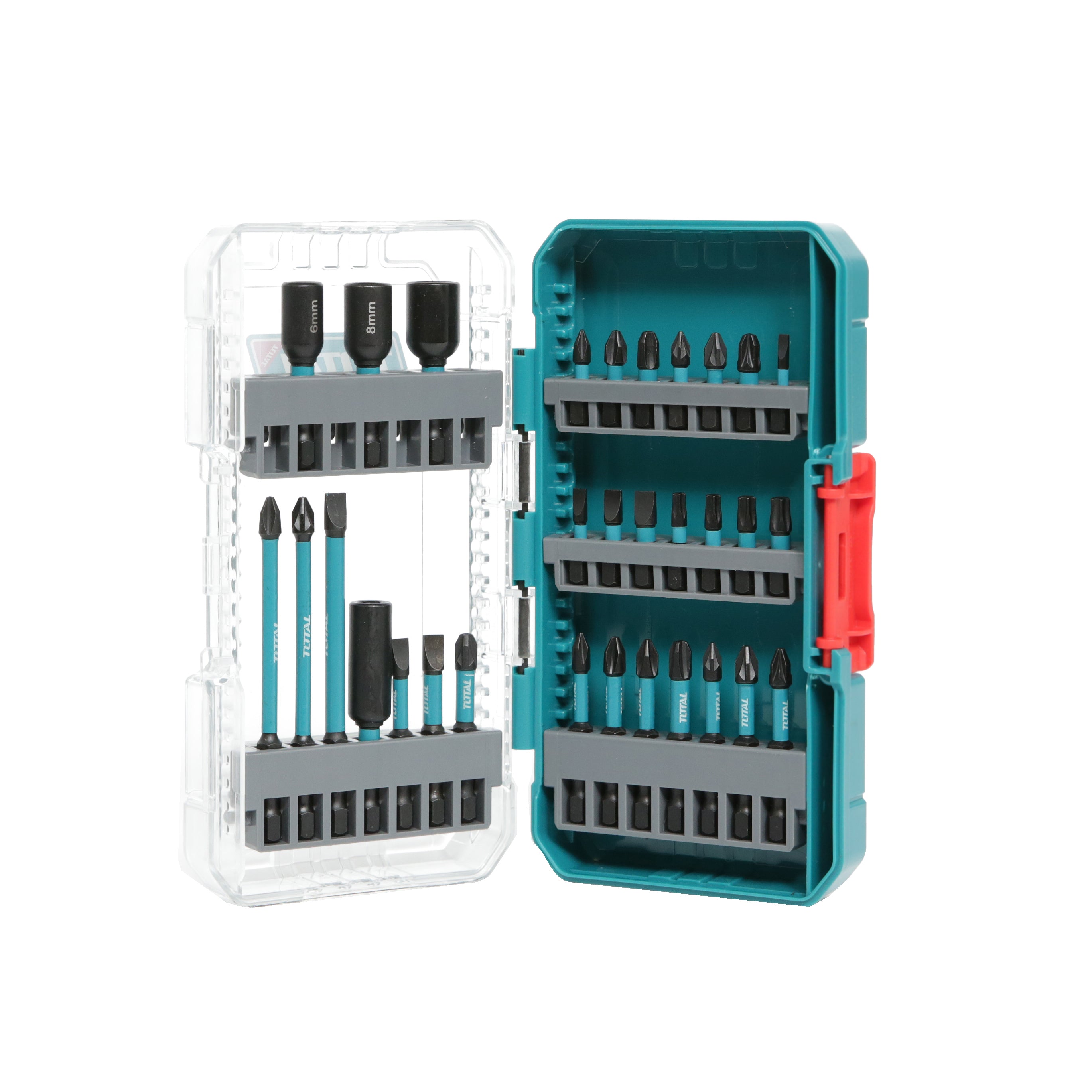 Total Impact Screwdriver Bits Set - 31pcs - TACSDL11306