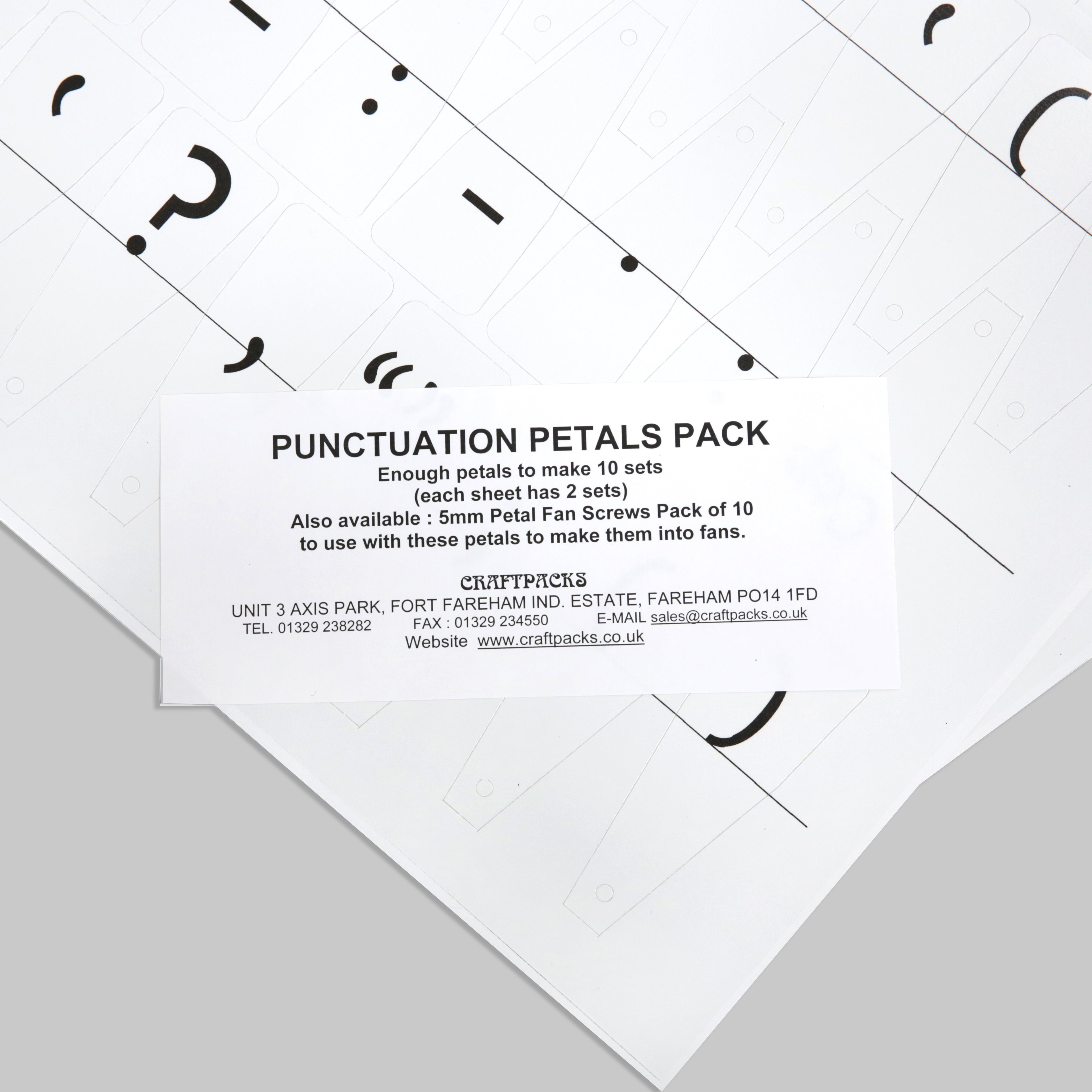 Punctuation Fan / Petals Set