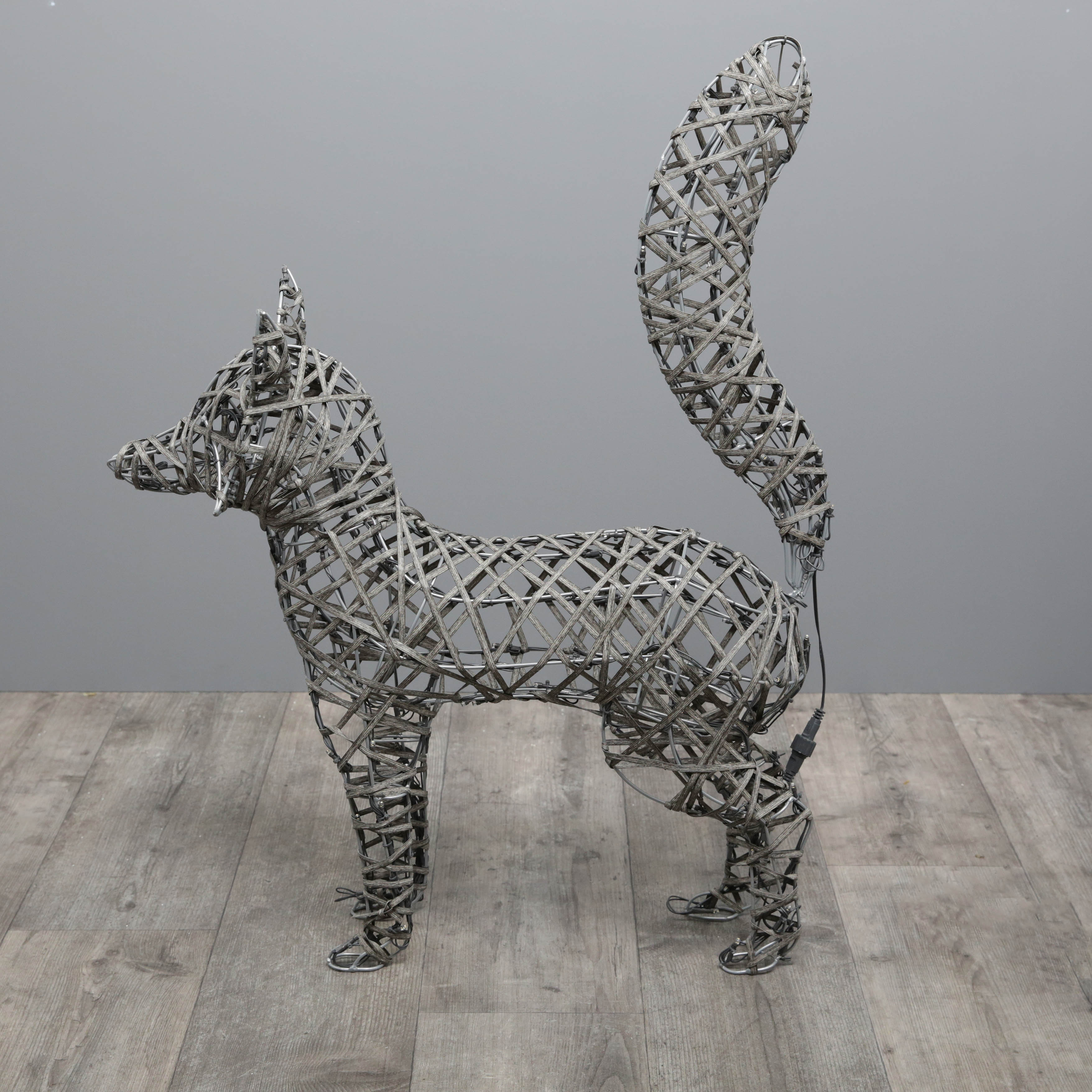 Noma Grey Rattan Fox Light