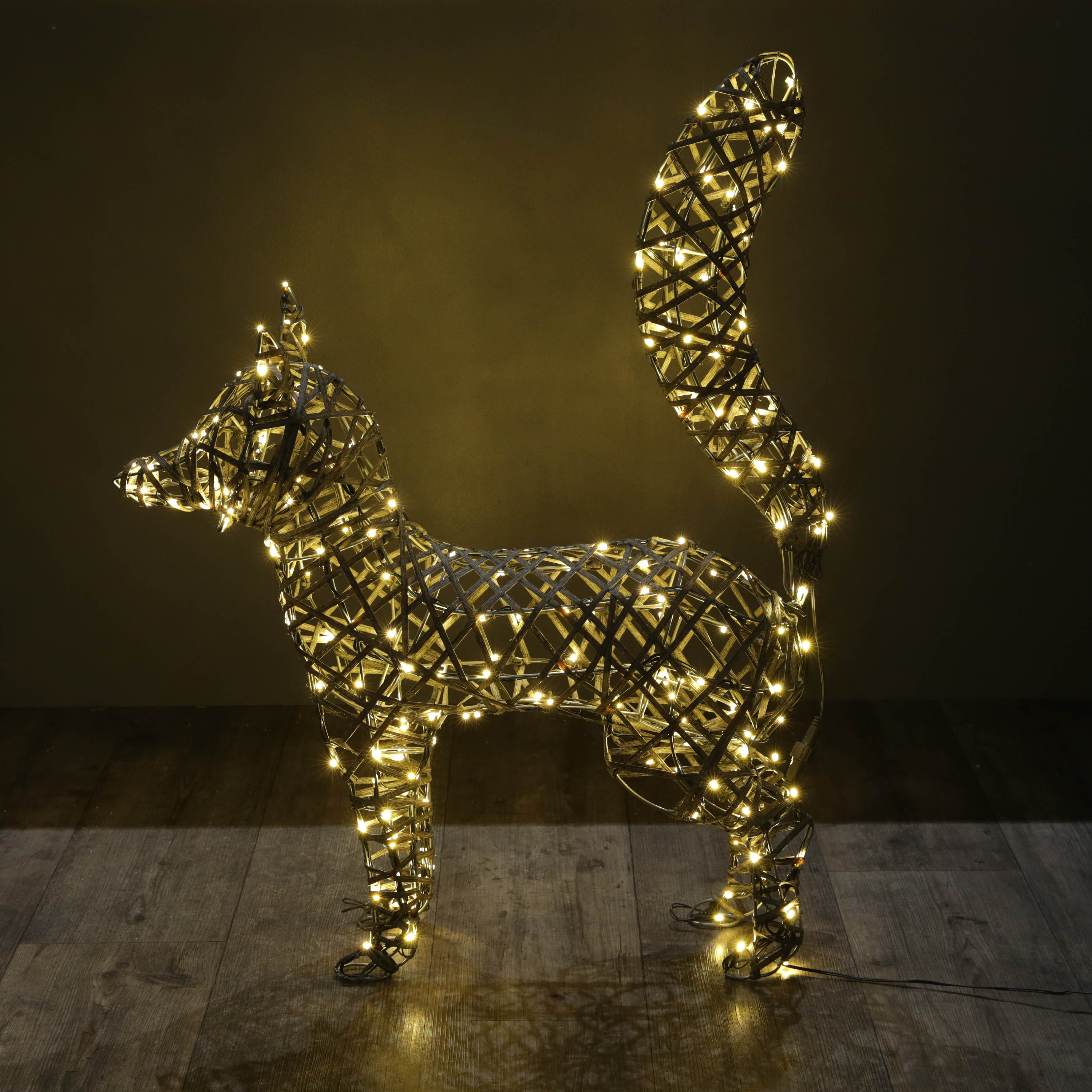 Noma Grey Rattan Fox Light