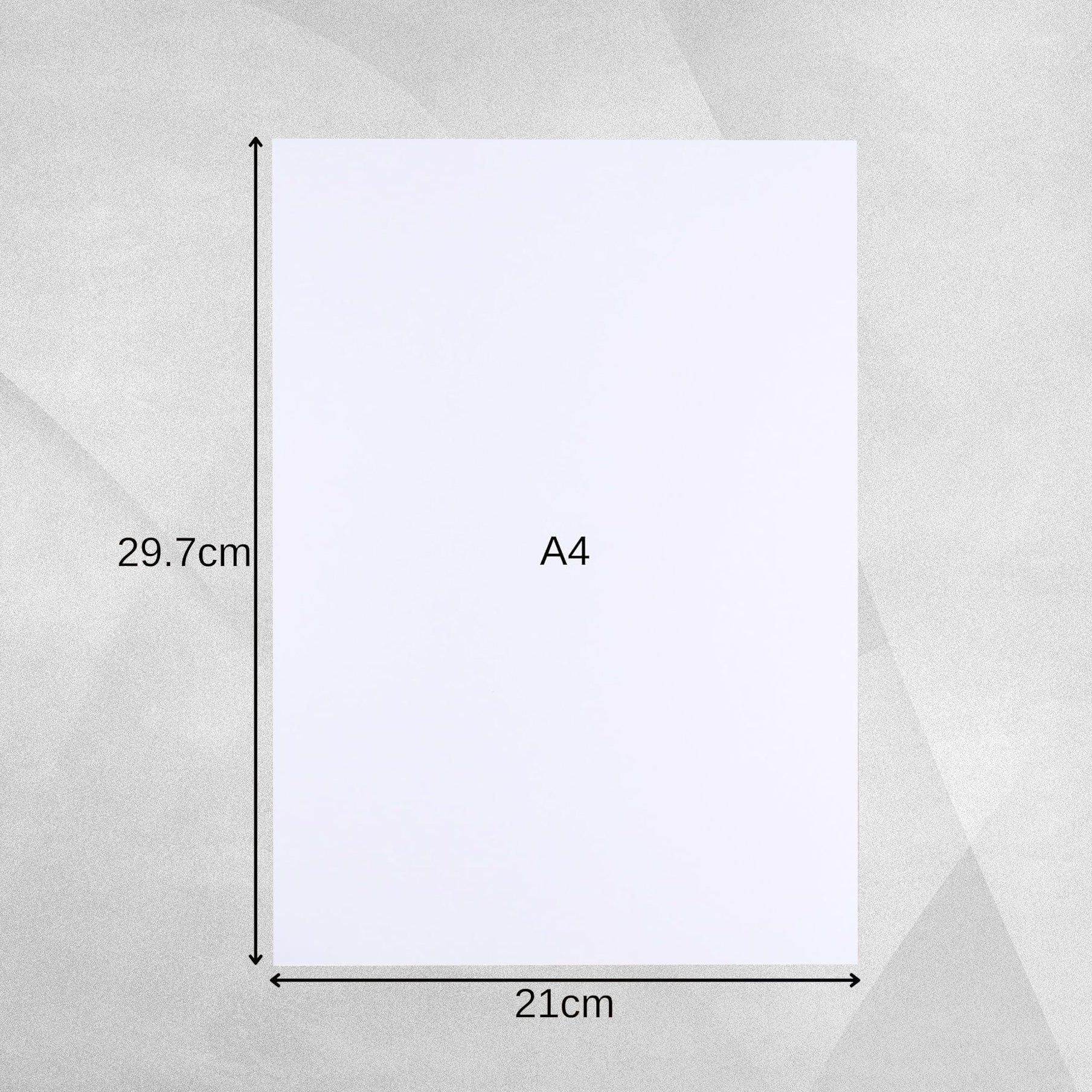 A4 White Presentation Card - 50pcs