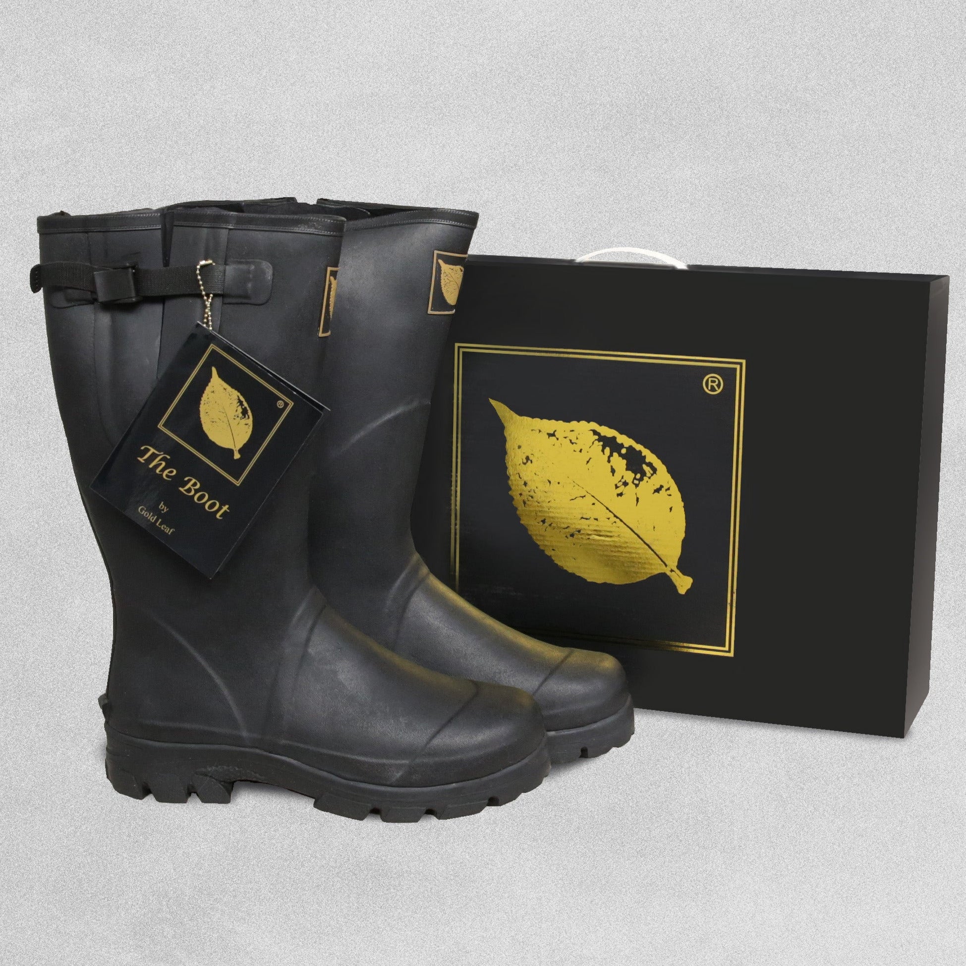 Neoprene Lined Black Wellington Boots - Various Sizes Available