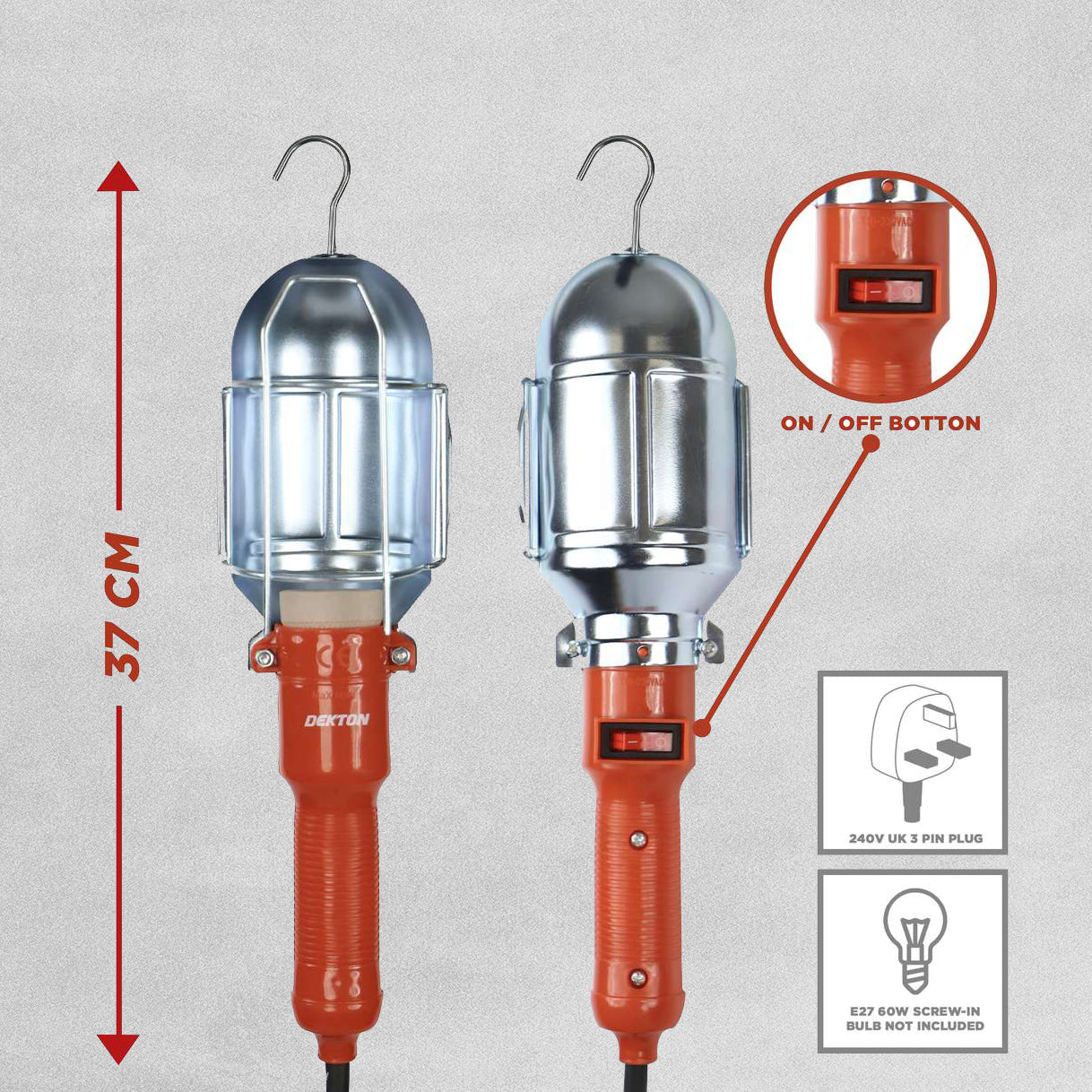 Dekton Inspection Lamp - 5m