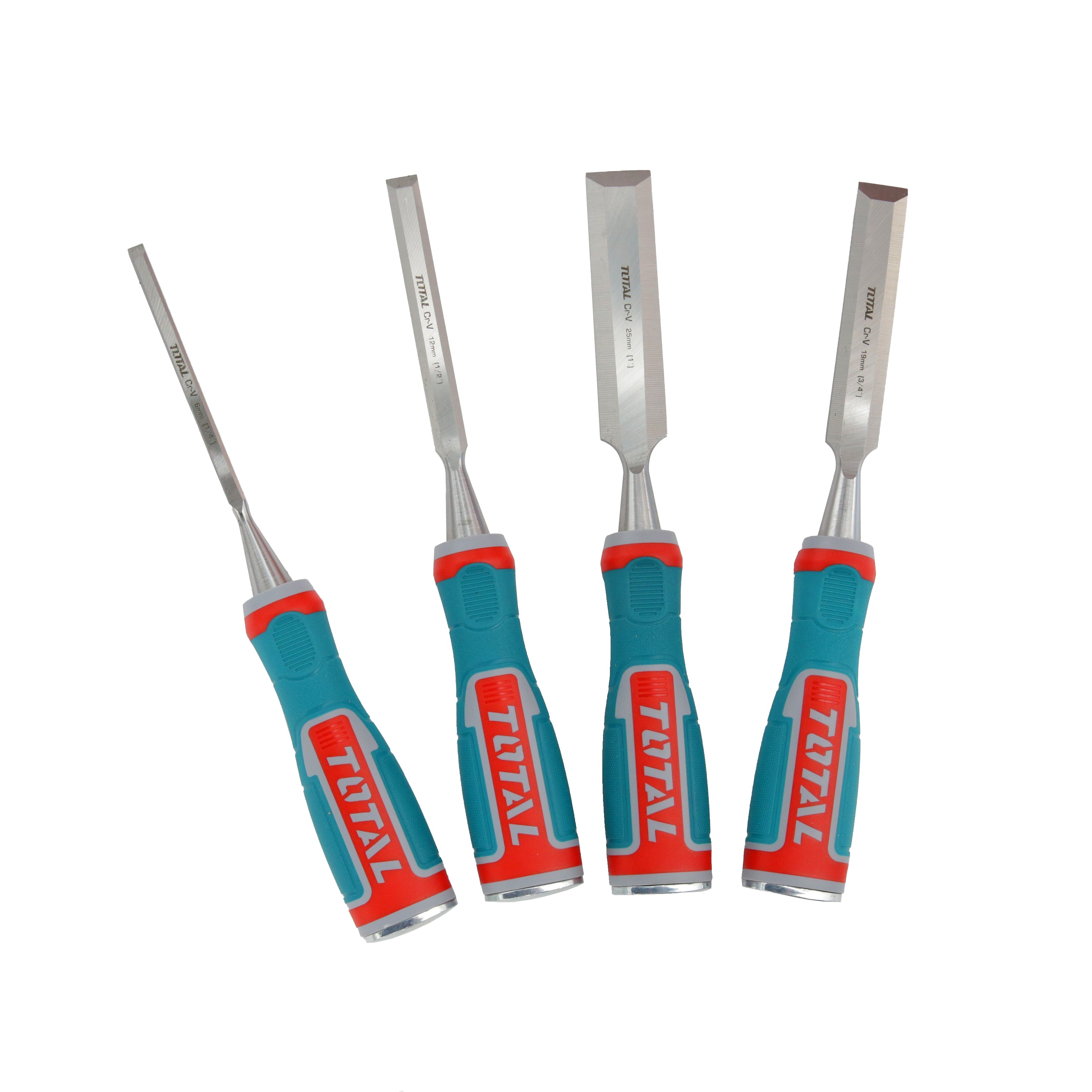 Total 4 Pcs Wood Chisel Set - THT41K0401