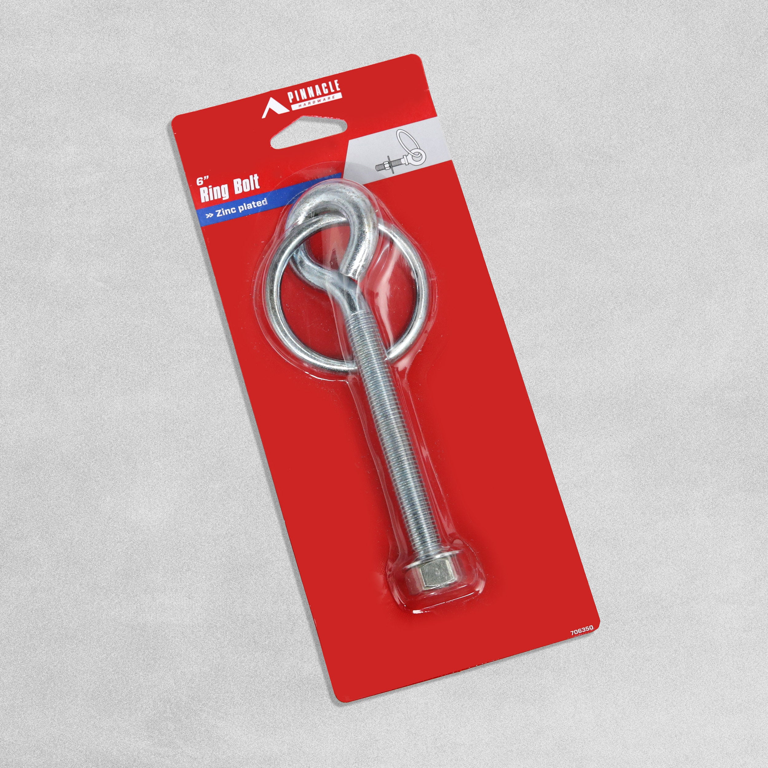 Sandleford Pinnacle Hardware - Ring Bolt Zinc Plated 6"