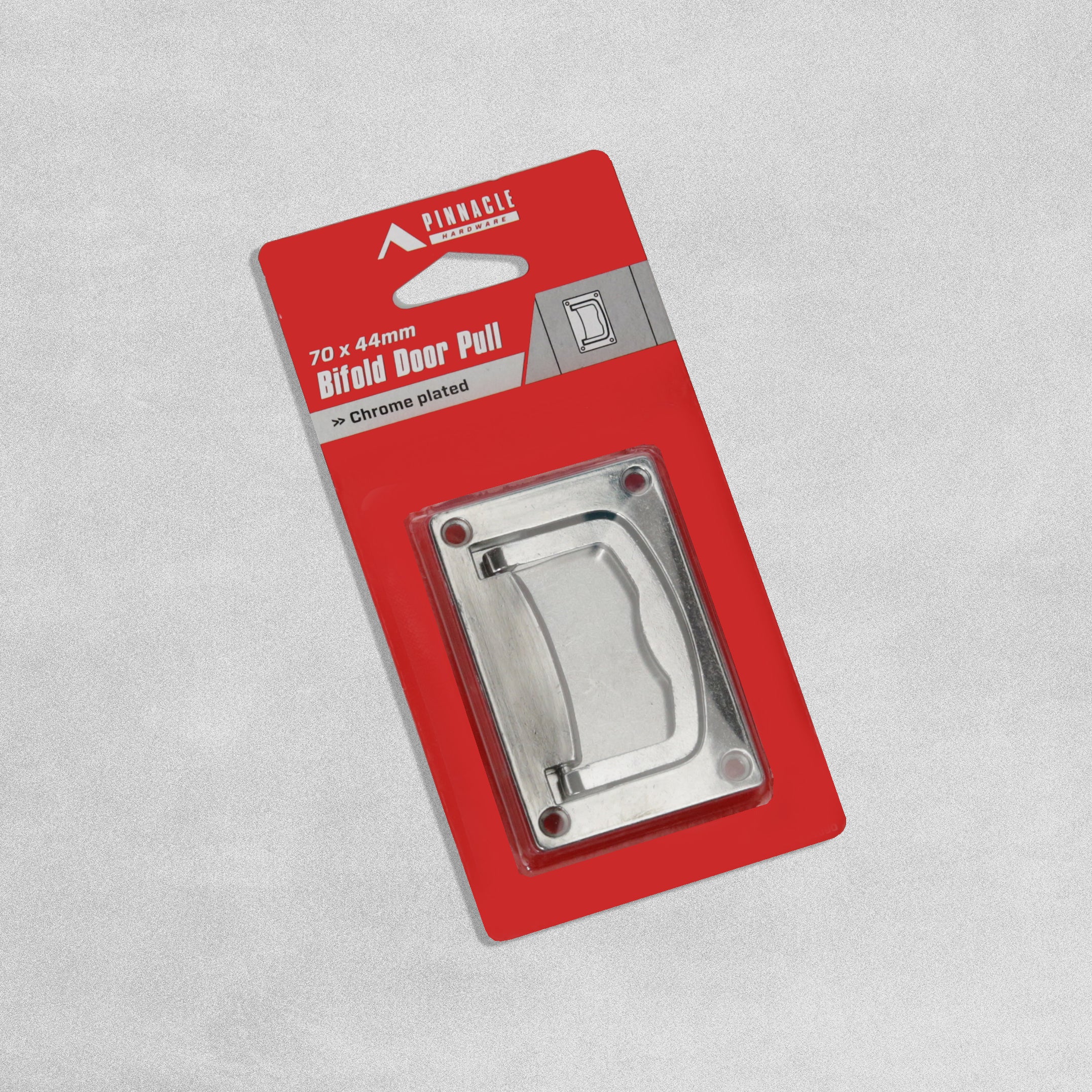 Sandleford Pinnacle Hardware - Bifold Door Pull Chrome Plated 70 x 44mm