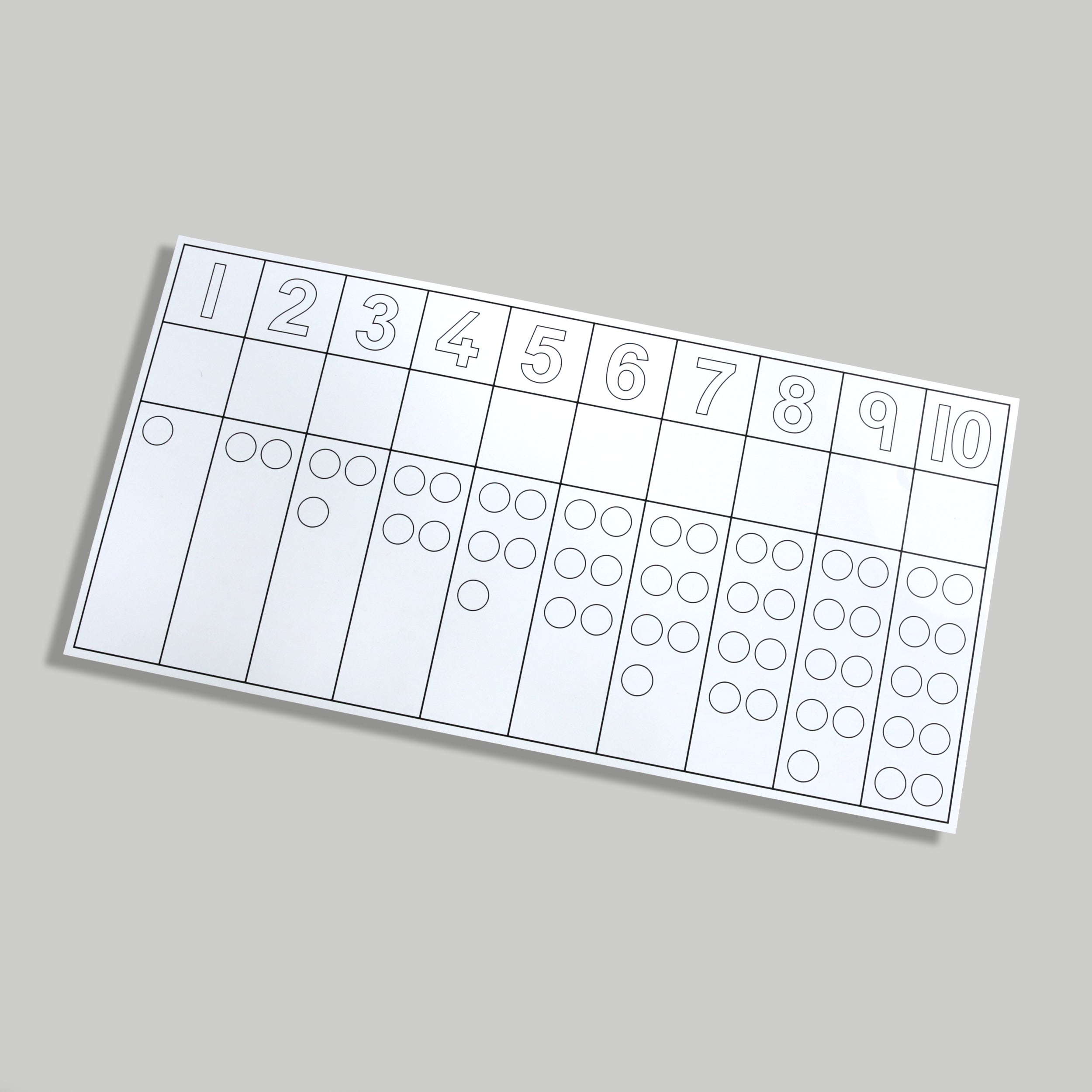 Learn Counting Sheet