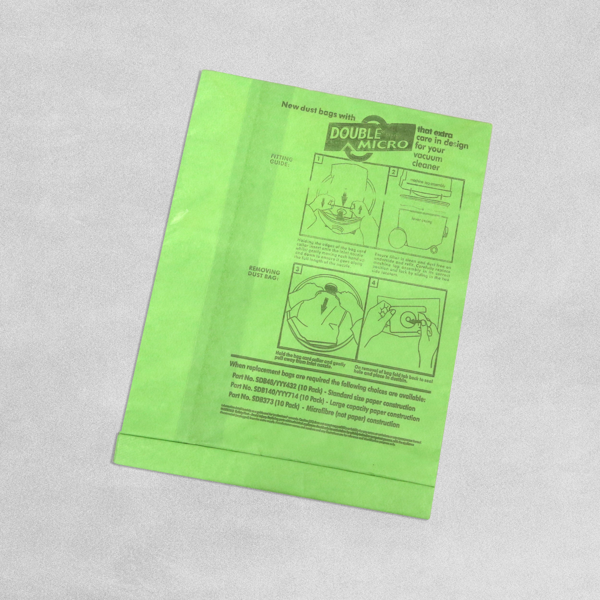 Henry Hoover Paper Bags - 10pcs