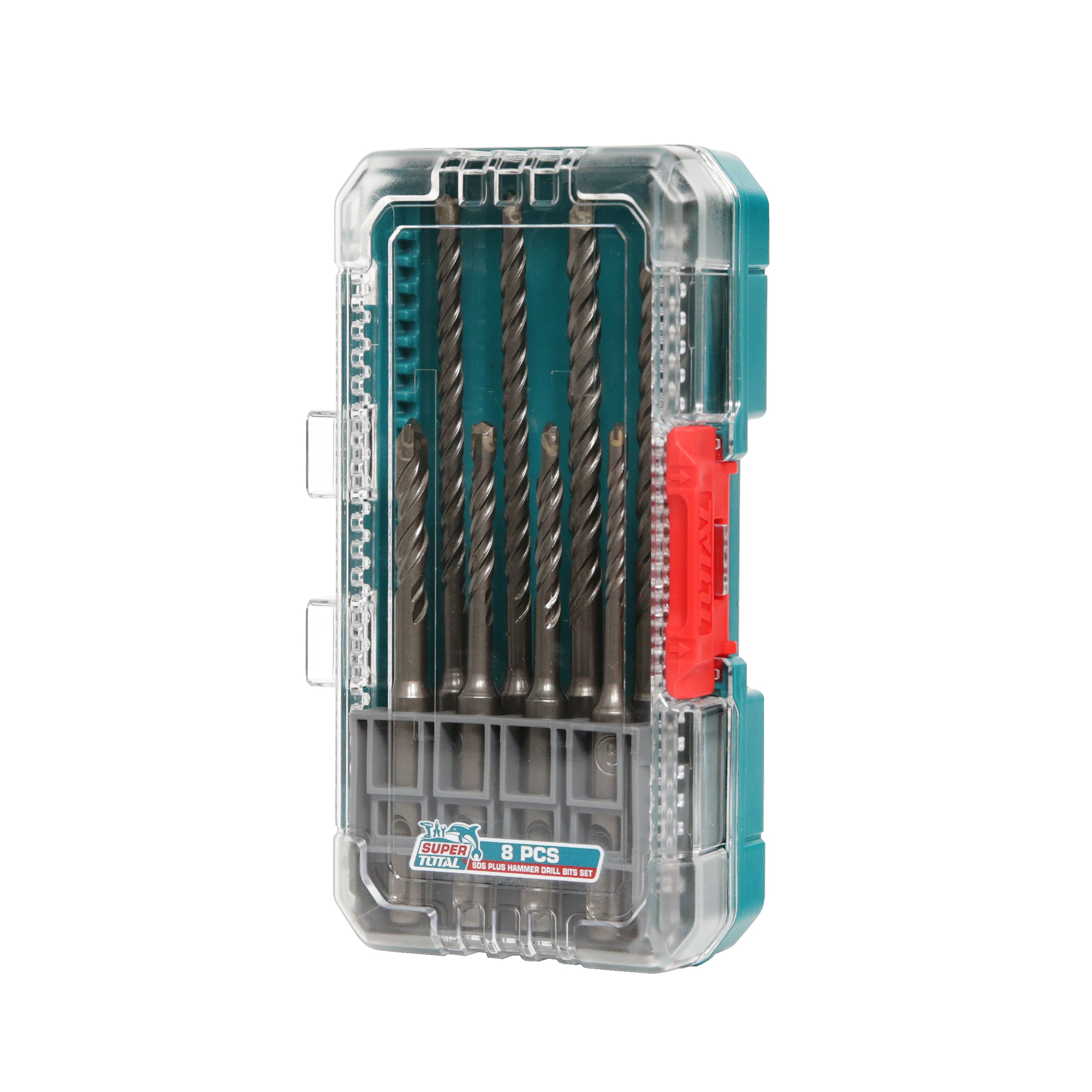 Total SDS Plus Hammer Drill Bits Set - 8pcs - TACSDL11806