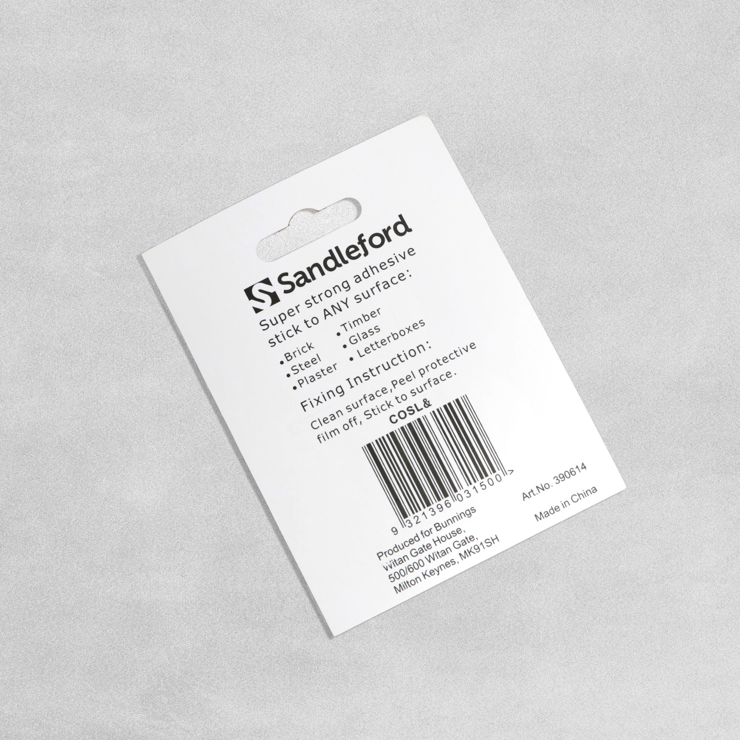 Sandleford Stick On Ampersand Sign - White & Black - 65 x 80mm
