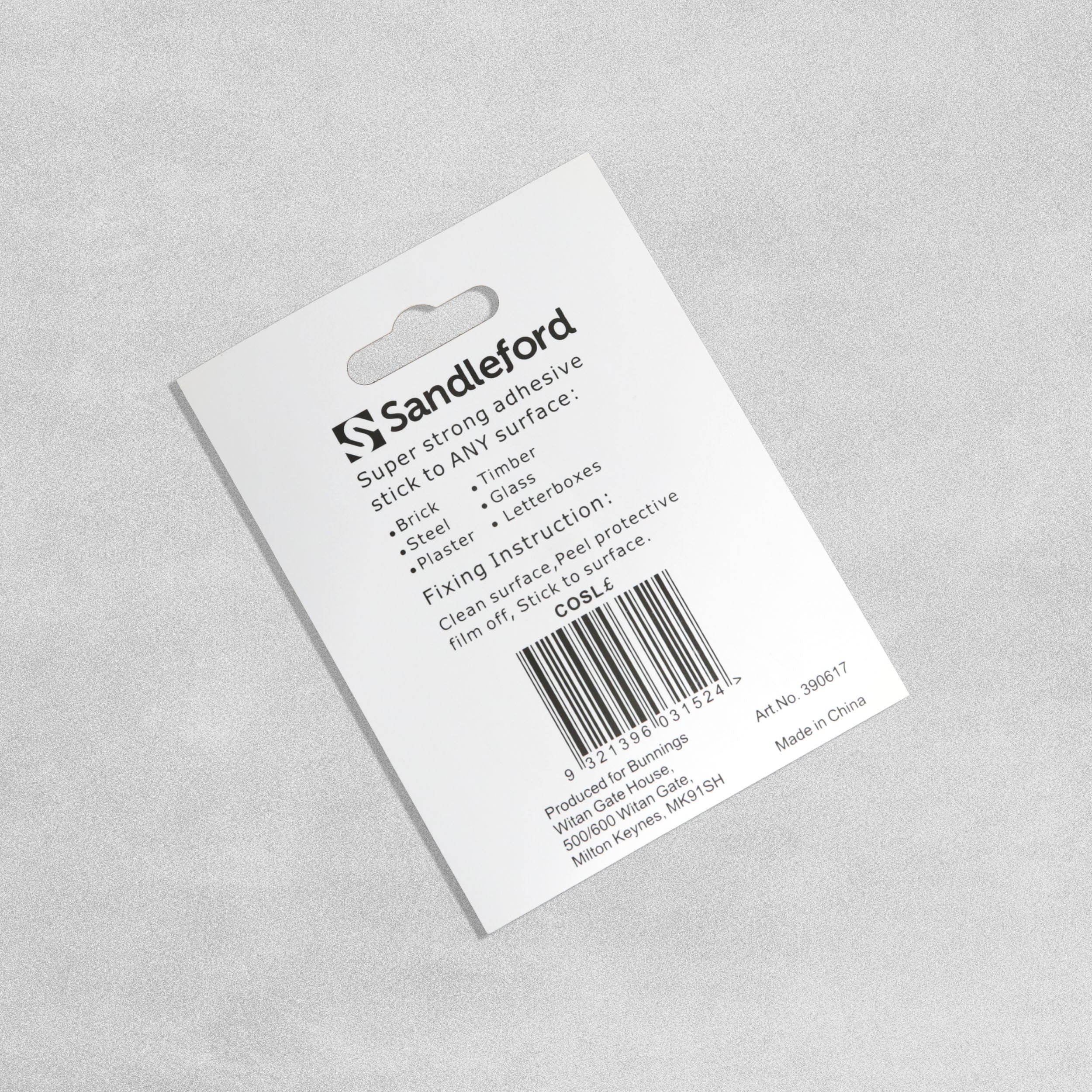 Sandleford Stick On Pound Sign - White & Black - 55 x 80mm
