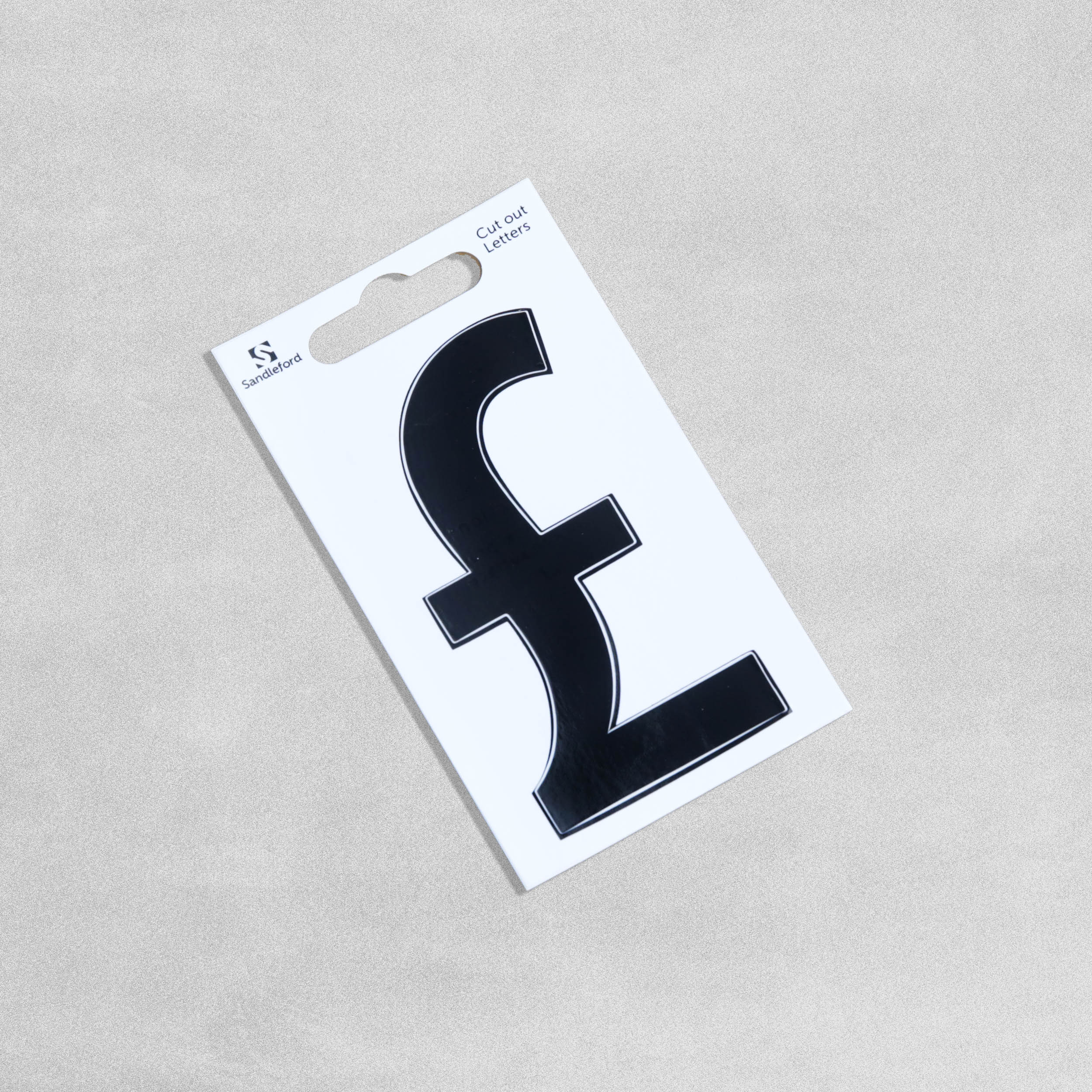 Sandleford Stick On Pound Sign - White & Black - 43mm x 83mm