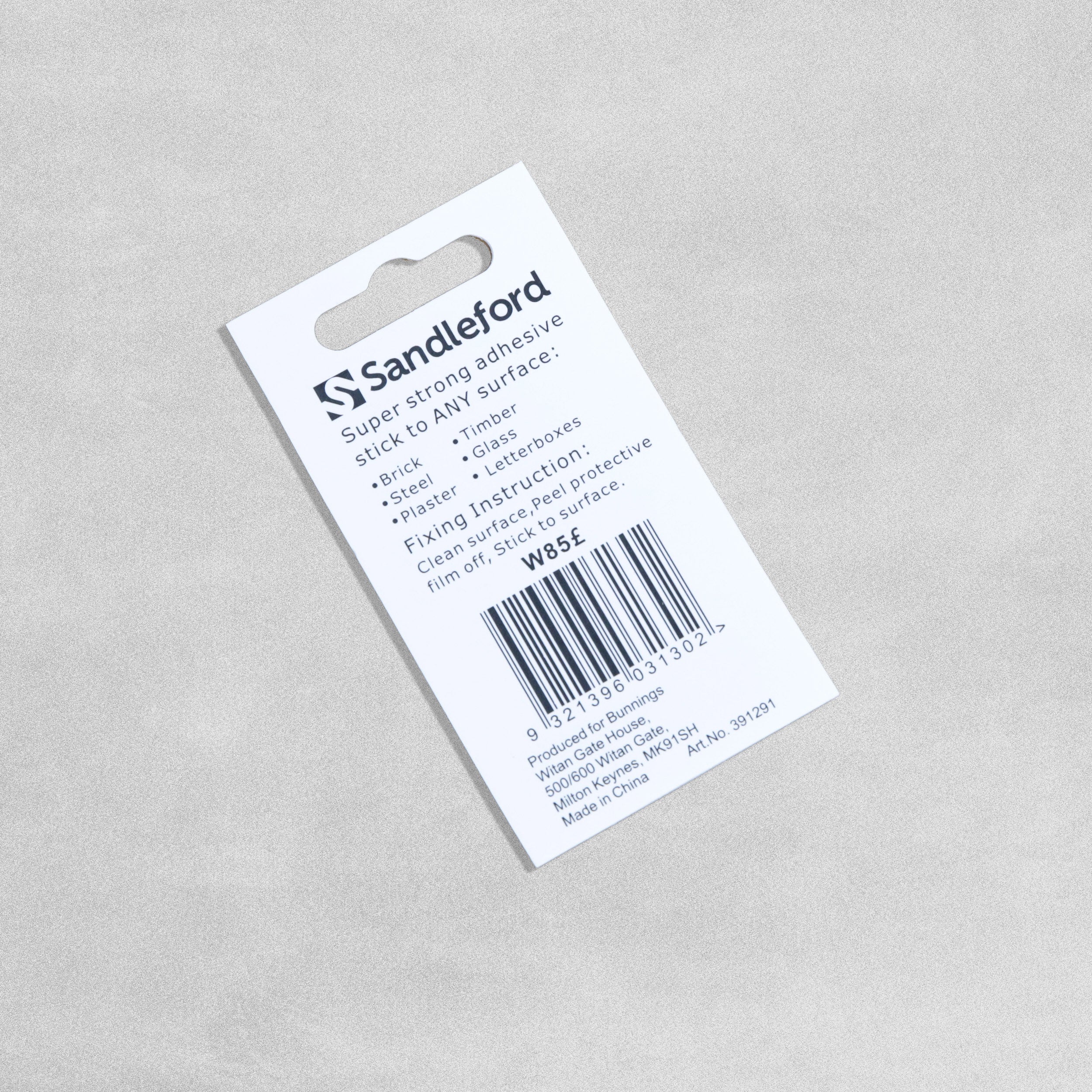 Sandleford Stick On Pound Sign - White & Black - 55 x 85mm