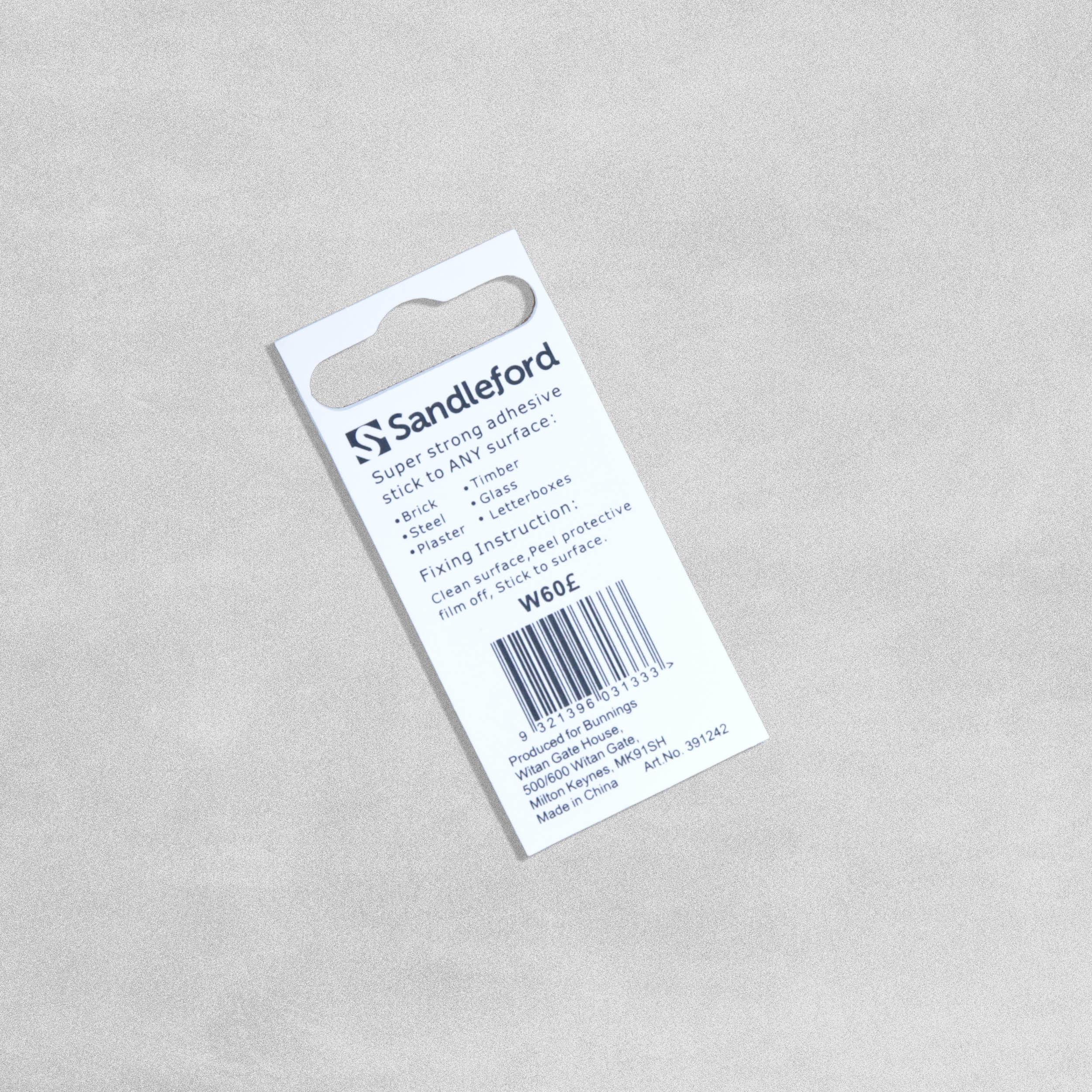 Sandleford Stick On Pound Sign - White & Black - 35 x 60mm