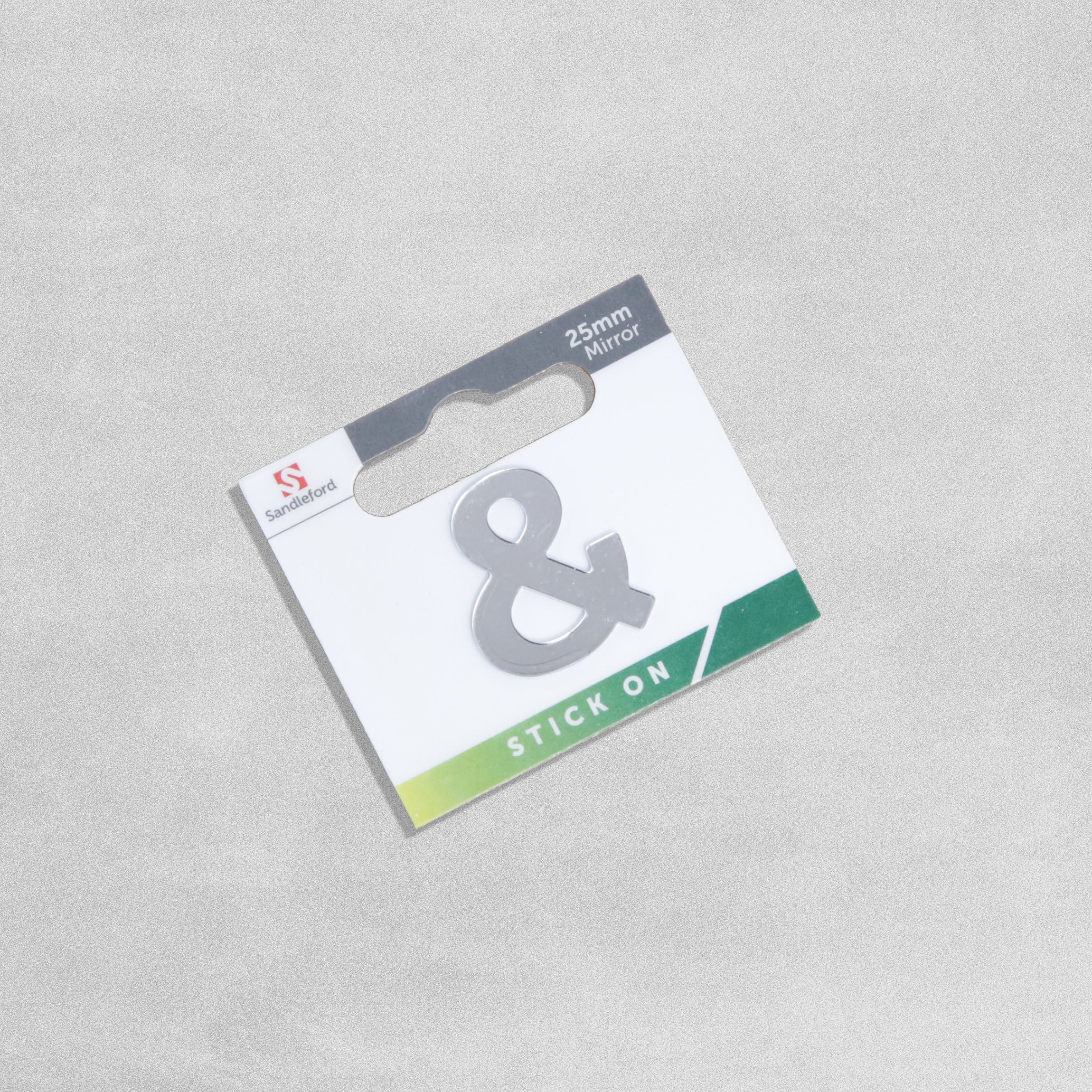 Sandleford Stick On Ampersand Sign - Chrome - 25mm