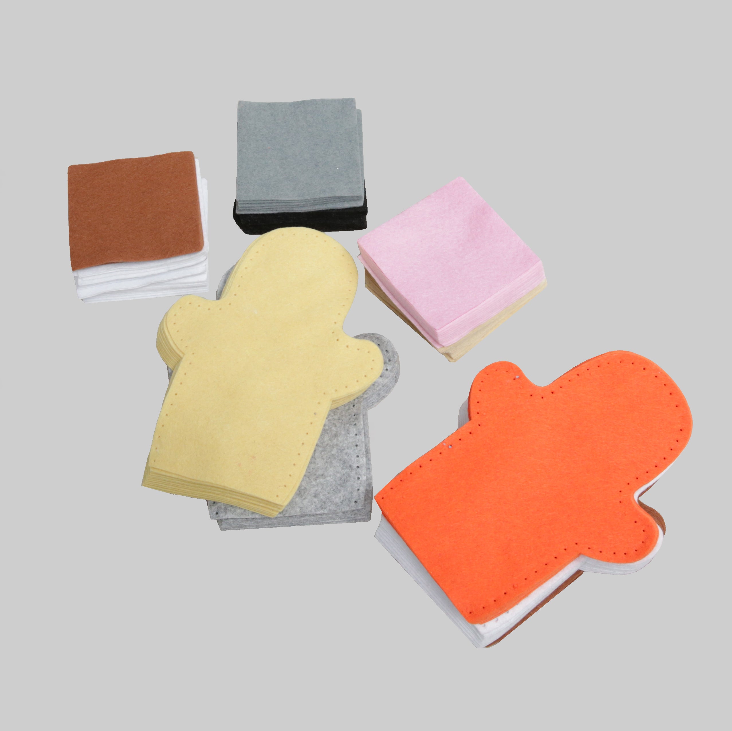 Animal Felt Puppet Craft Kit - Makes 30