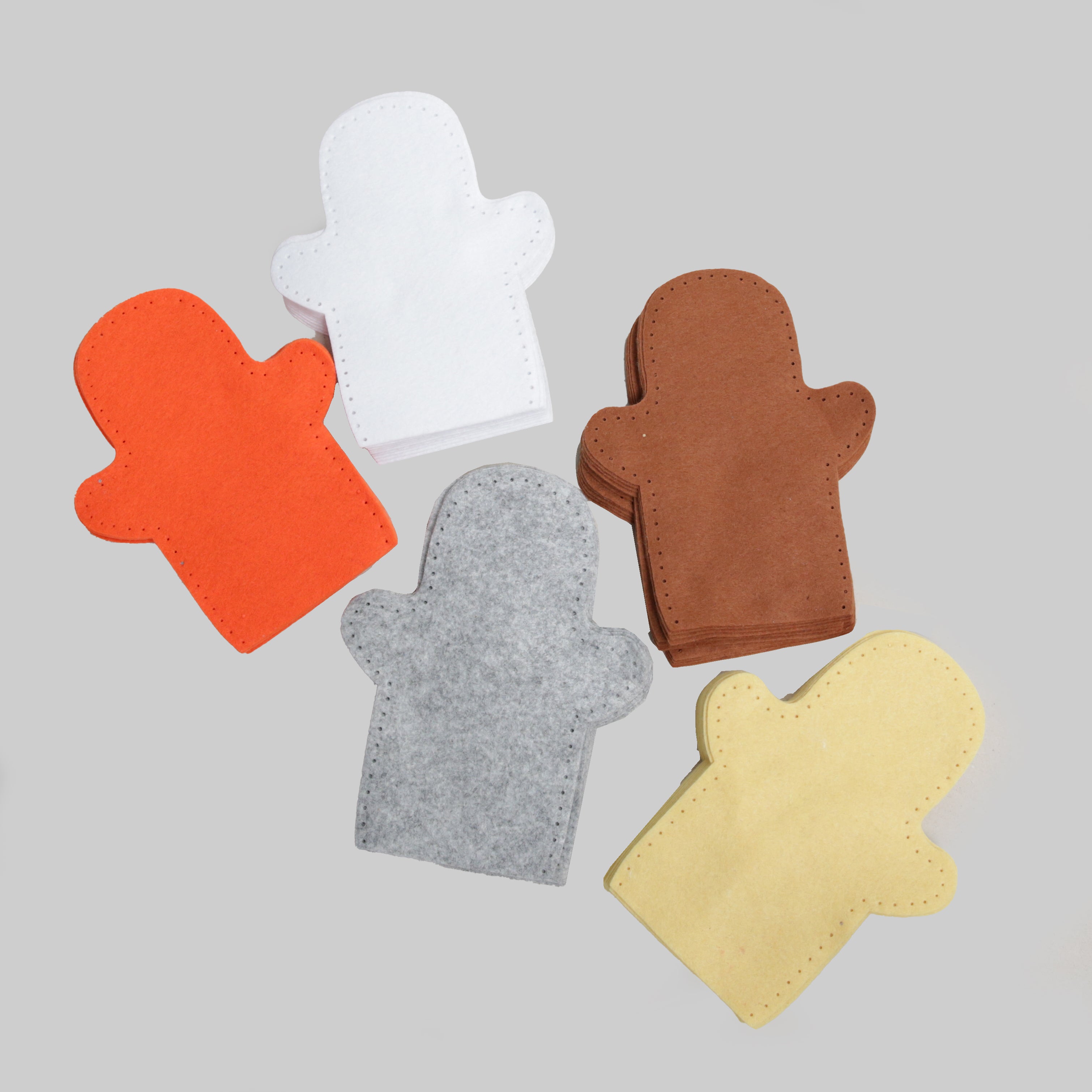 Animal Felt Puppet Craft Kit - Makes 30