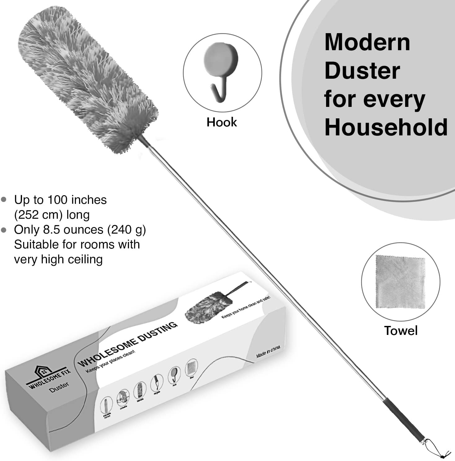 Wholesome Fix Feather Duster - Various Colours Available