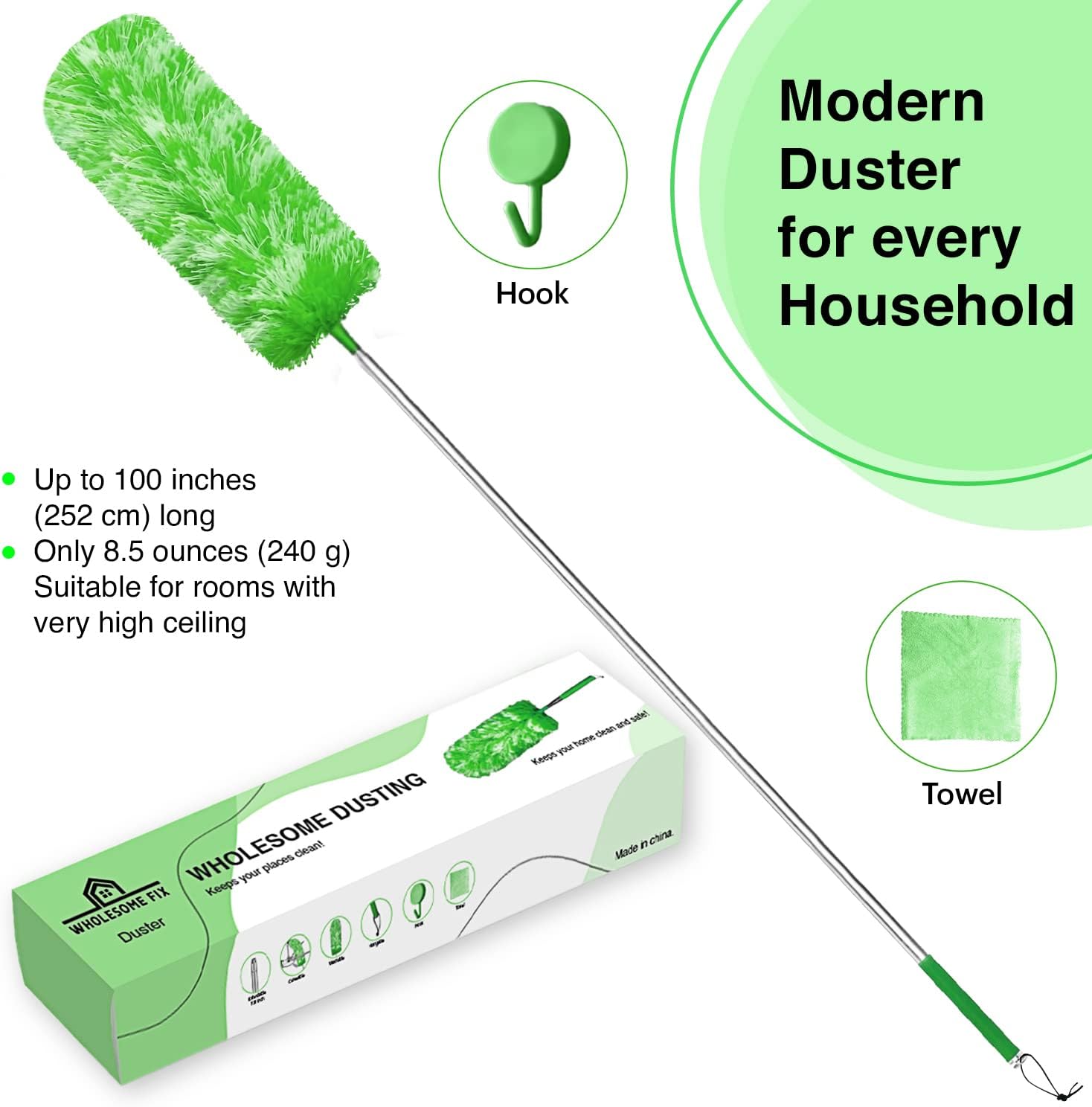 Wholesome Fix Feather Duster - Various Colours Available