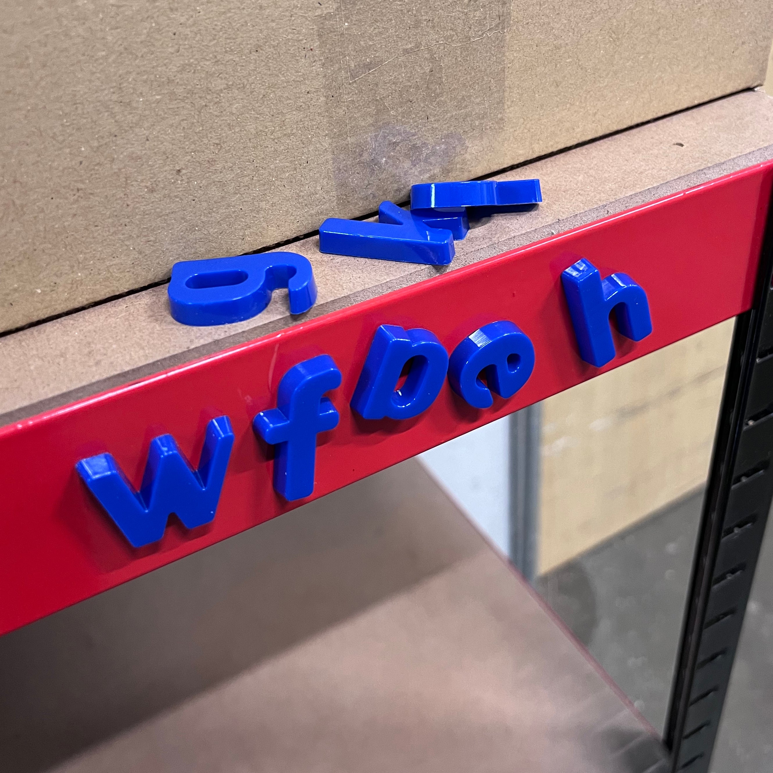 Magnetic Plastic Letters - Lower Case