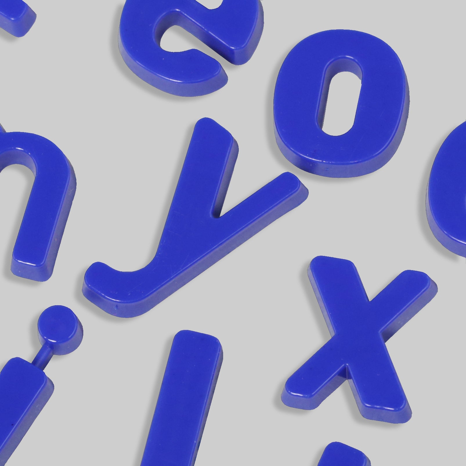 Magnetic Plastic Letters - Lower Case