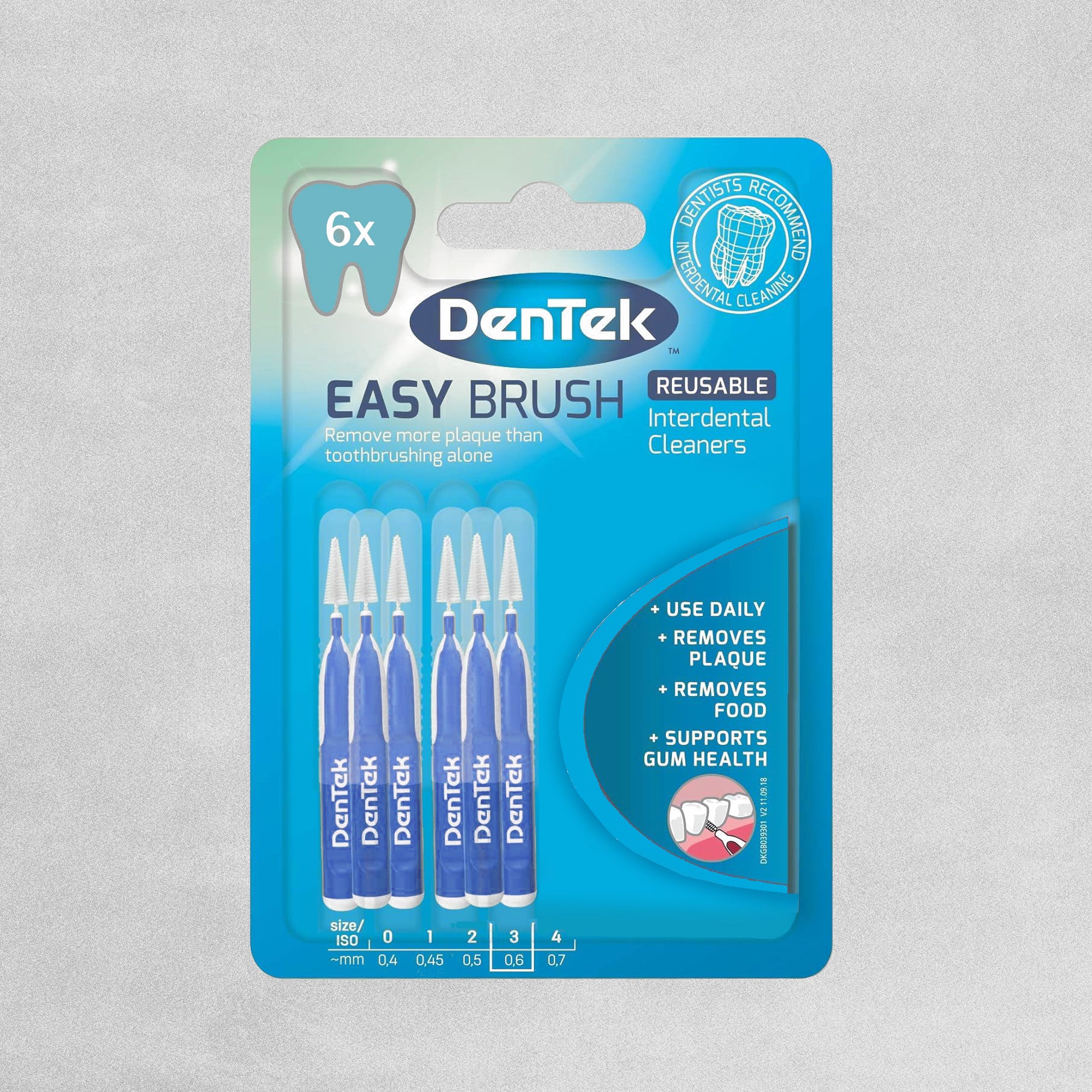 Dentek Easy Brush Reusable Interdental Brushes - Various Sizes Available