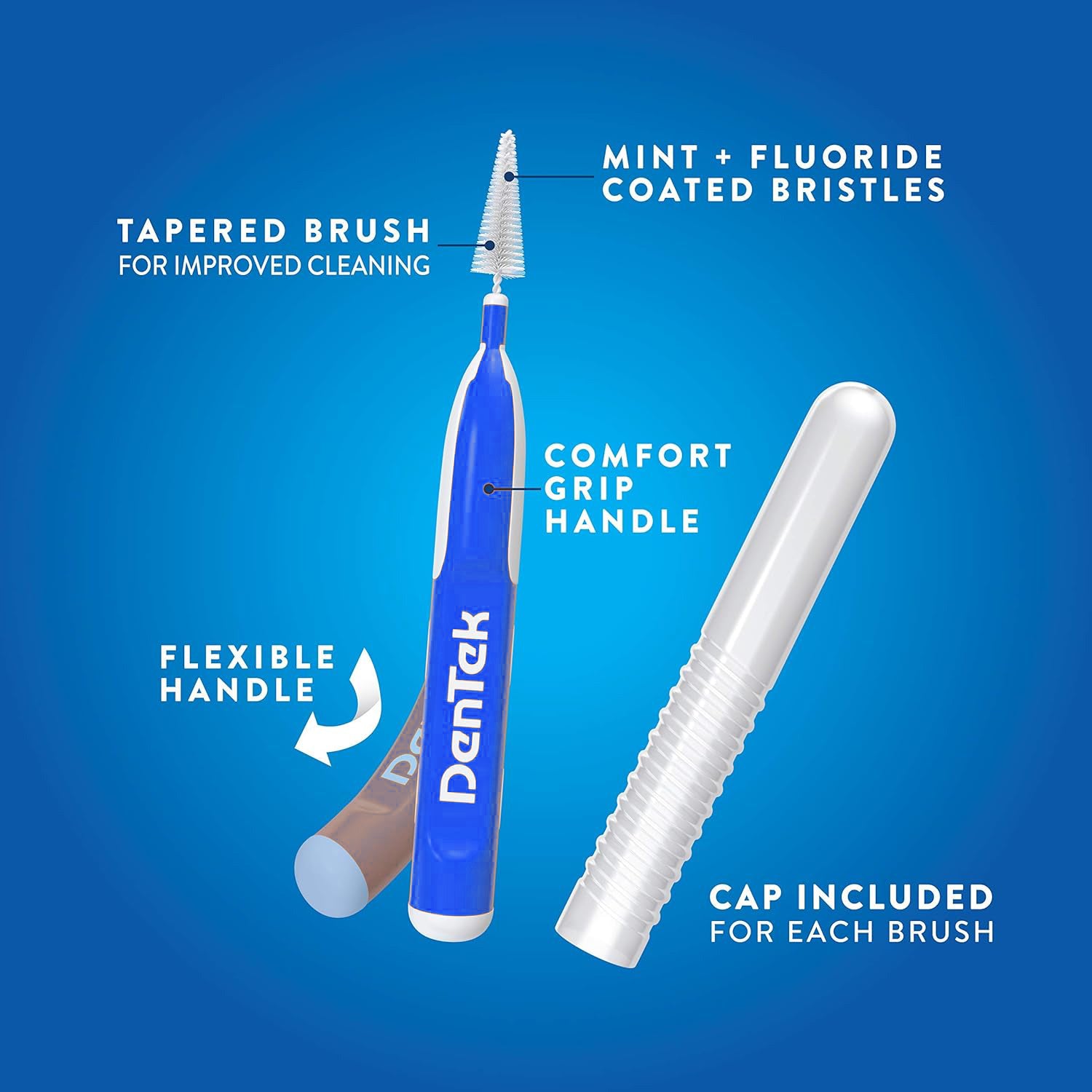 Dentek Easy Brush Reusable Interdental Brushes - Various Sizes Available