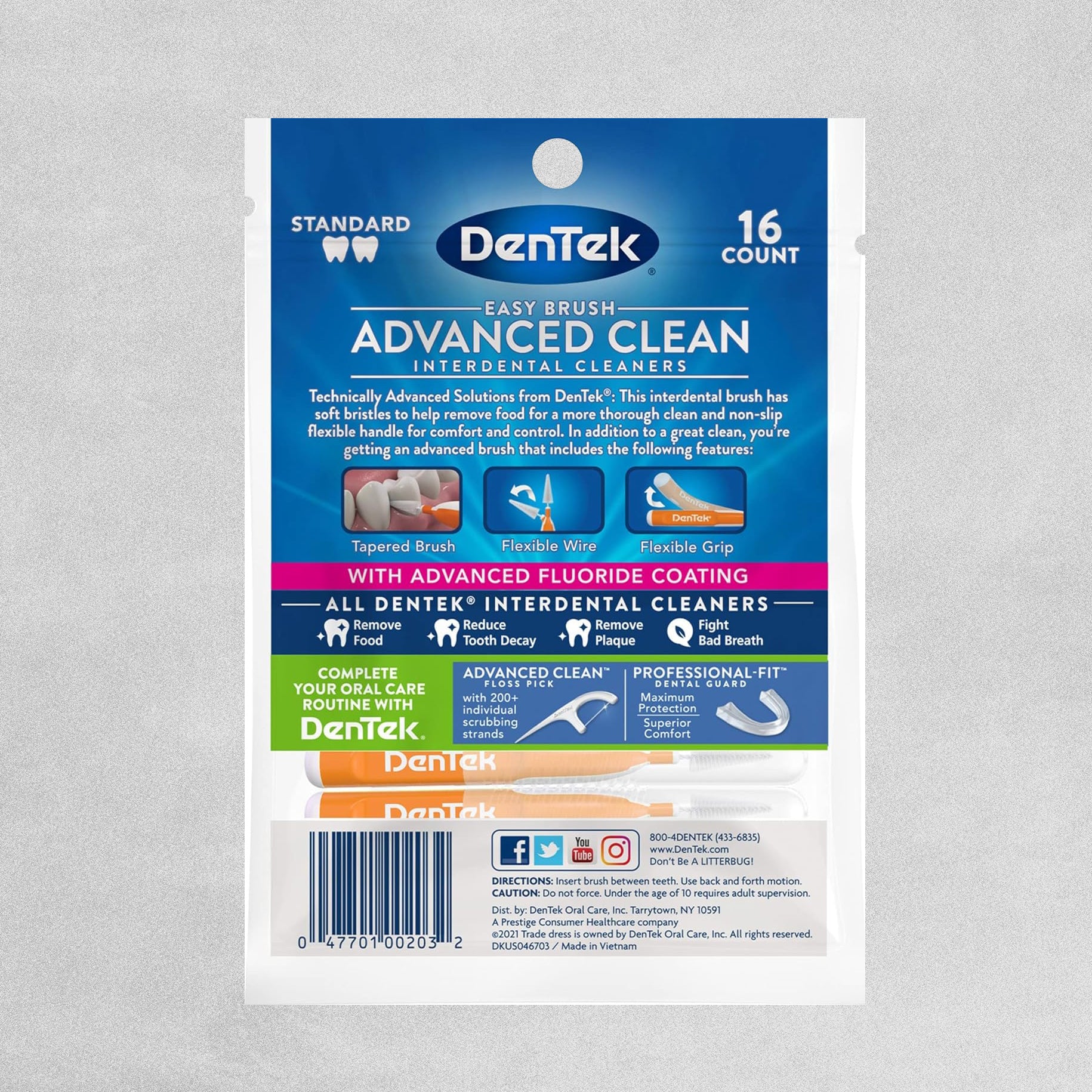 Dentek Easy Brush Reusable Interdental Brushes - Various Sizes Available