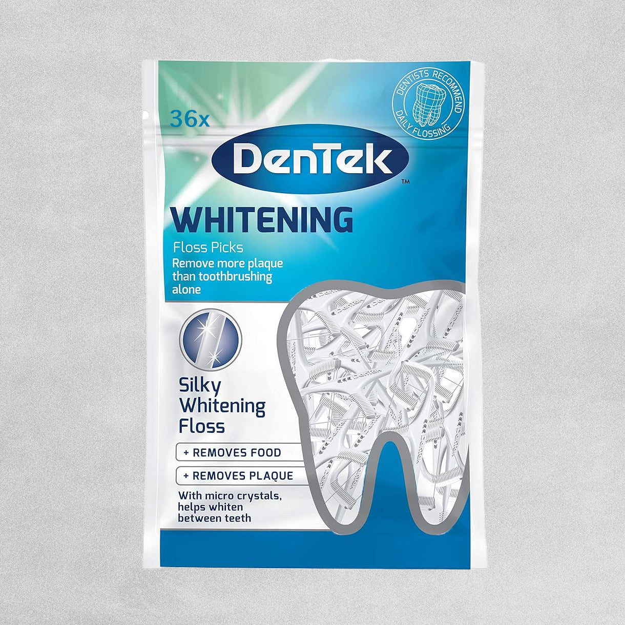 Dentek Whitening Floss Picks - 36pcs