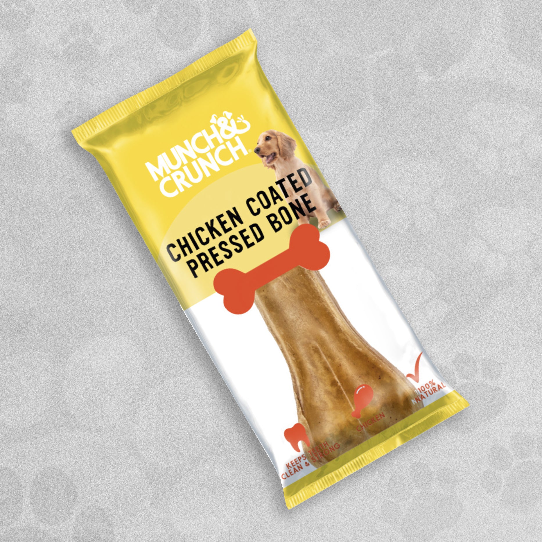 Chicken Coated Pressed Bone Munch & Crunch Dog Treats