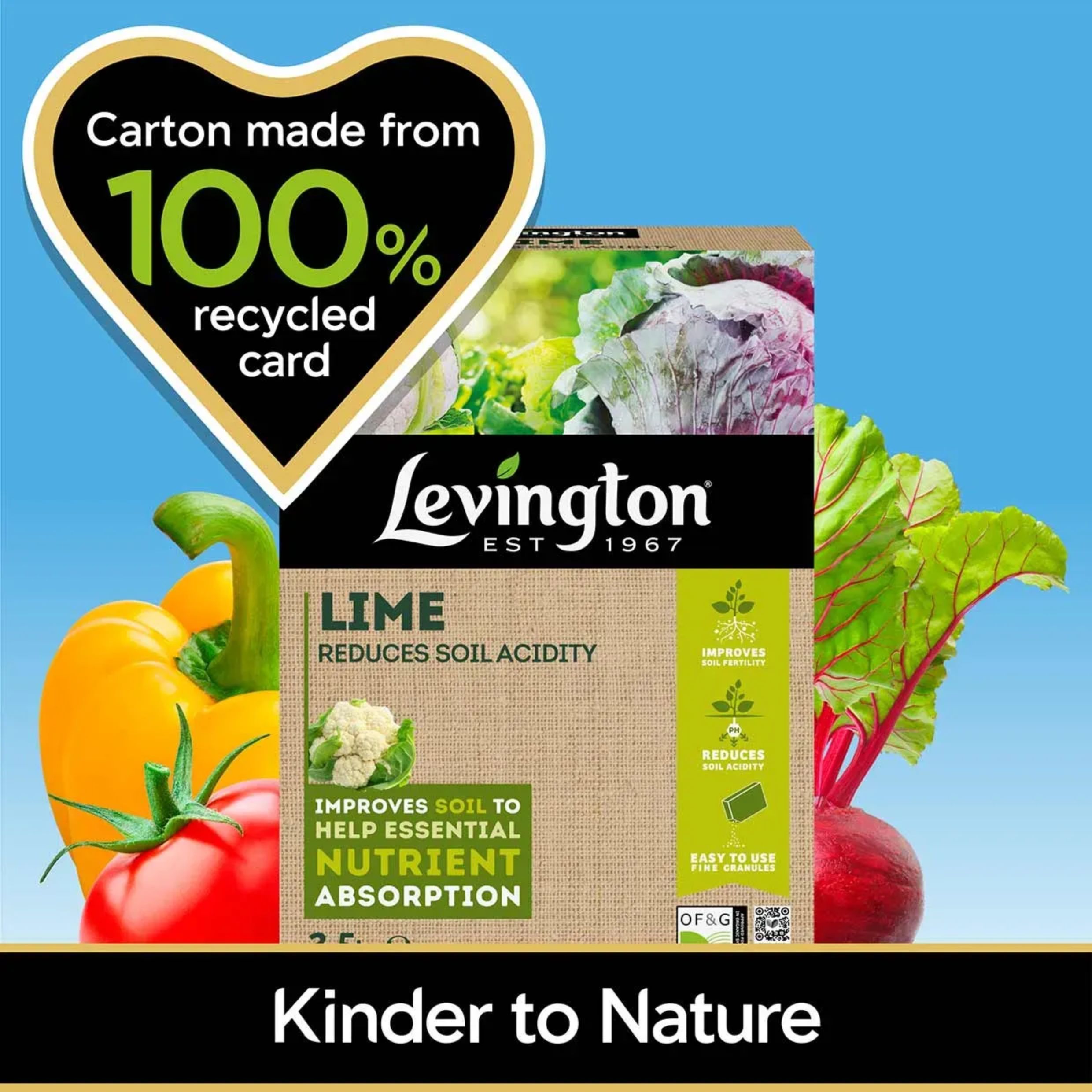 Levington Lime Soil Acidity Reducer - 3.5kg
