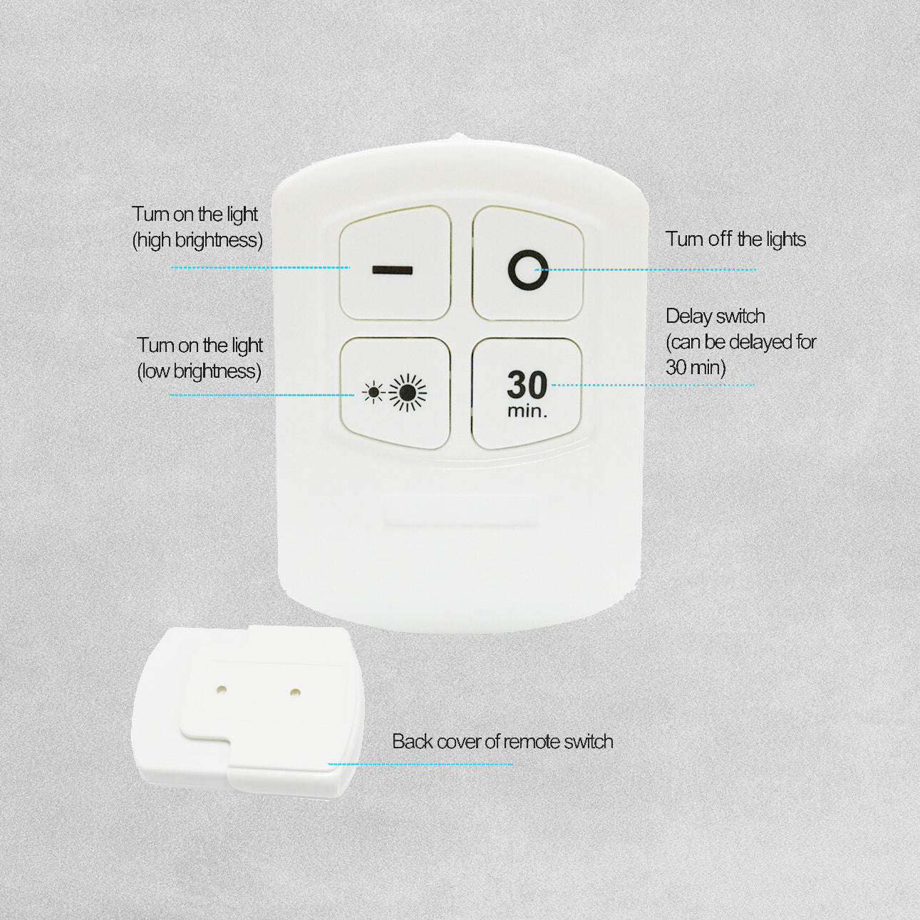 Status Remote Control LED Push Lights