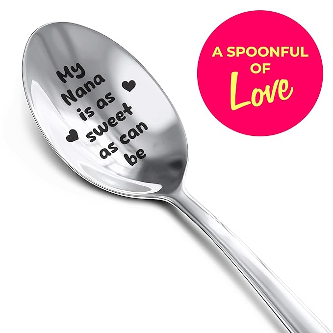 Love Mug®: Thanks For Bee-Ing An Amazing Nana Mug, Coaster and Spoon Gift Set