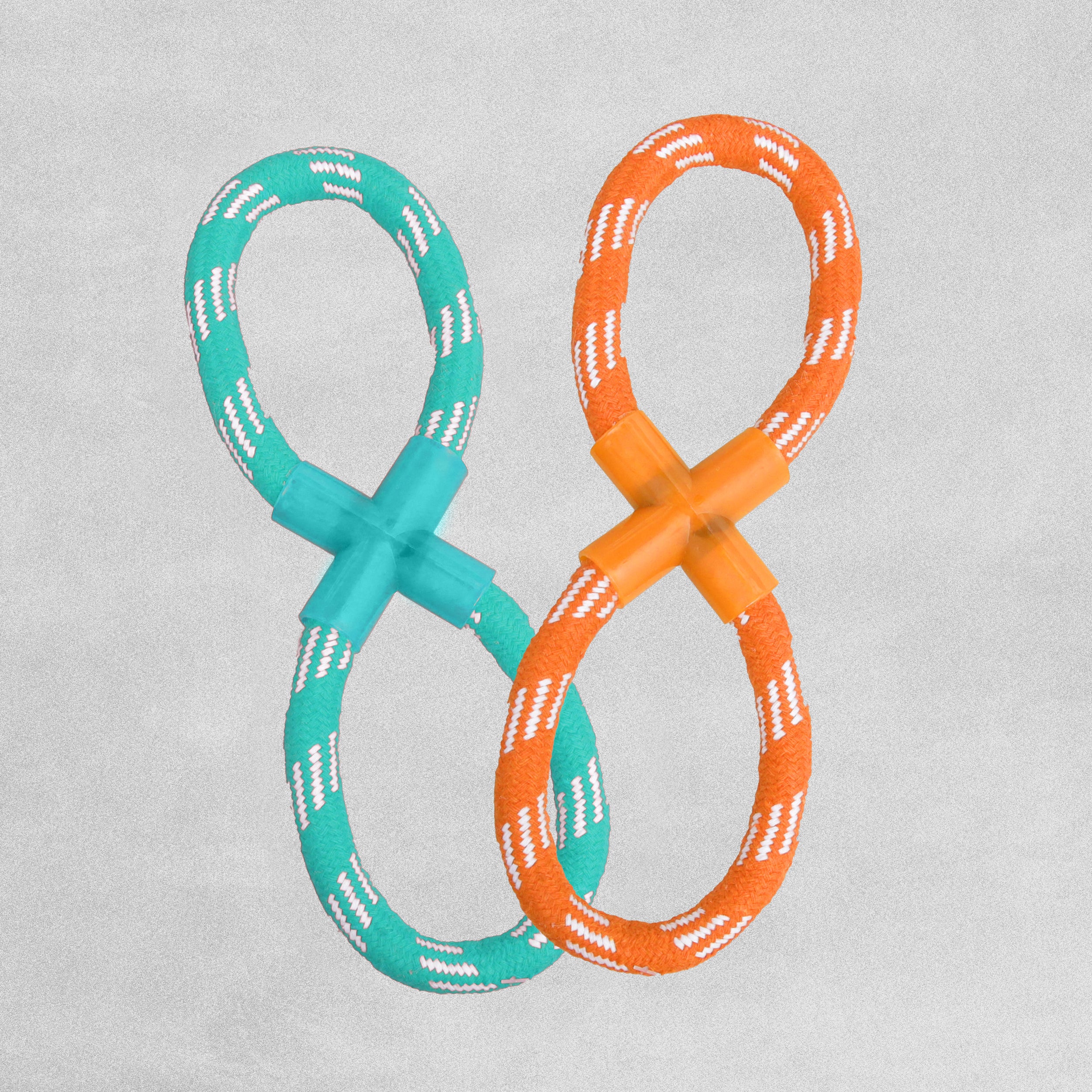 Webbox Tug Rope Toy - Green/Orange