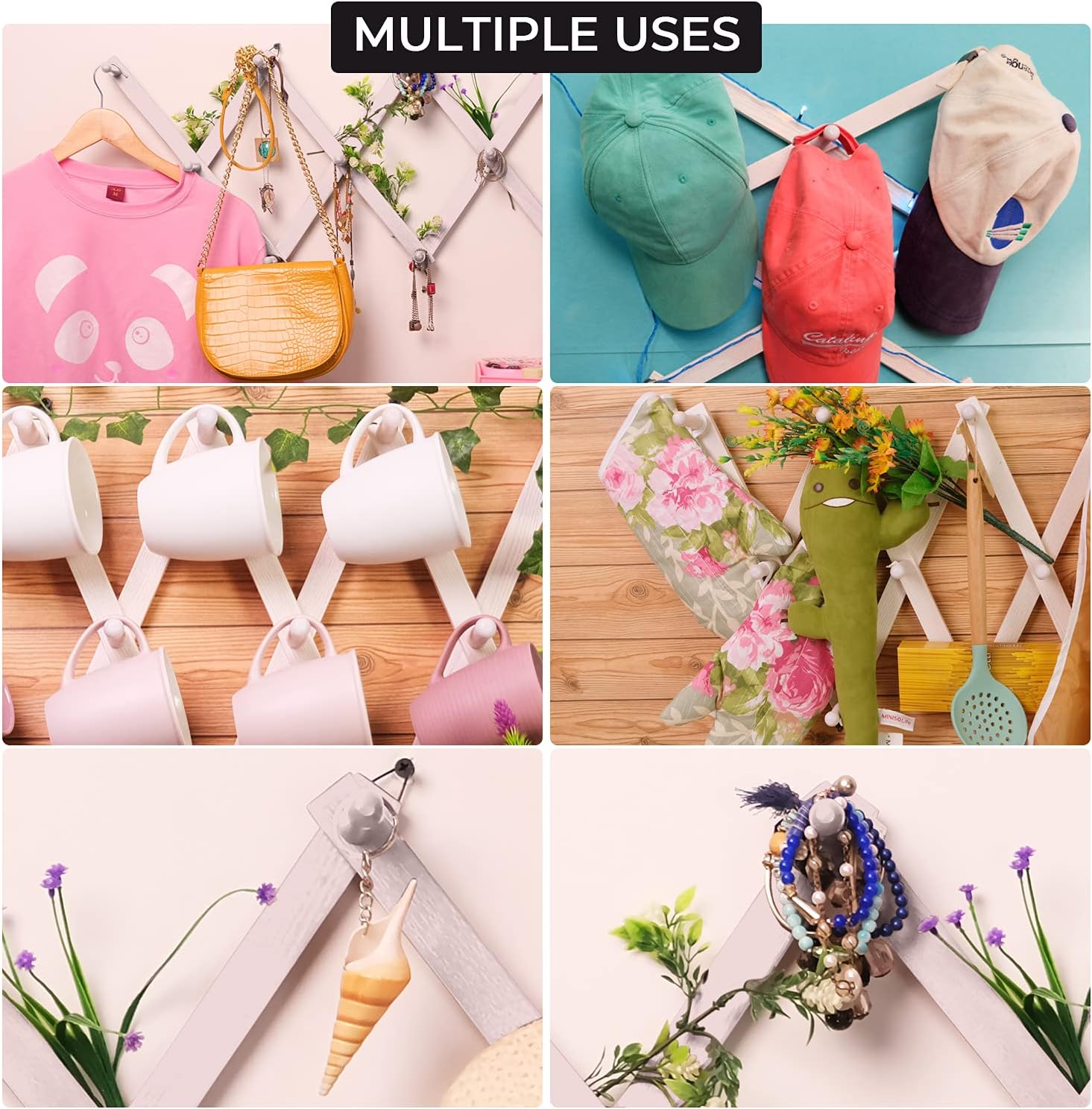 Stylo Coat Hooks X Shaped 94 x 40 cm