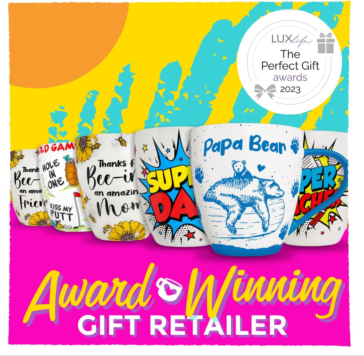 Love Mug®: Golf... It's a Funny Old Game Mug, Coaster and Spoon Gift Set