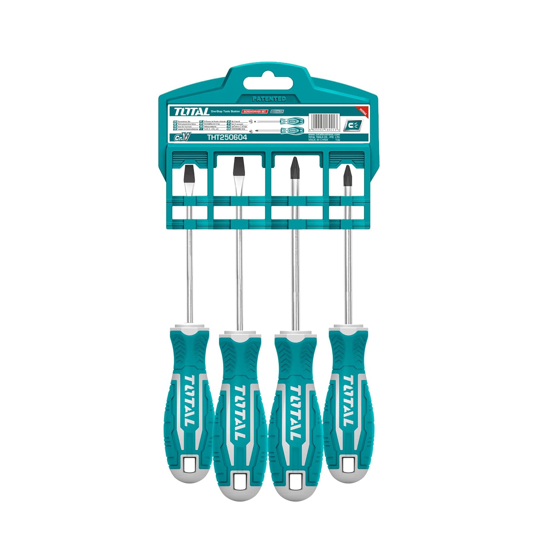 Total Screwdriver Set - 4pcs - THT250604