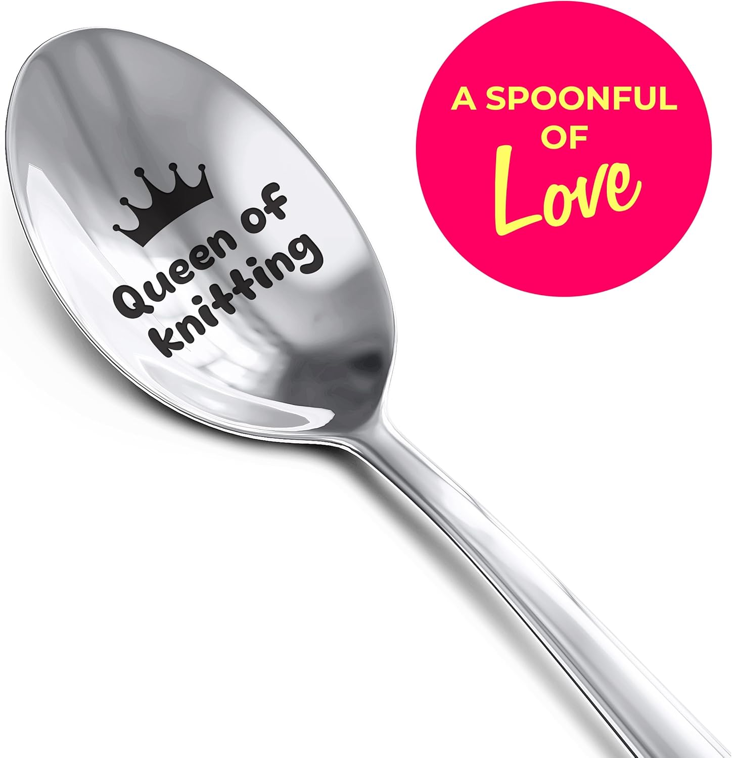 Love Mug®: Knitting Mug, Coaster and Spoon Gift Set