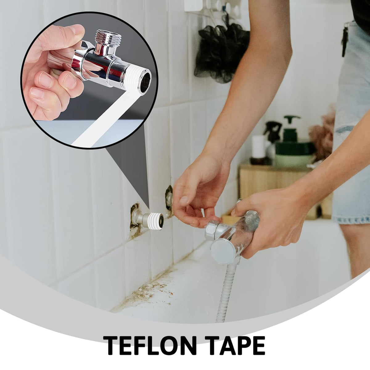 PTFE Adhesive Tape - Pack of 3 12mm x 10m