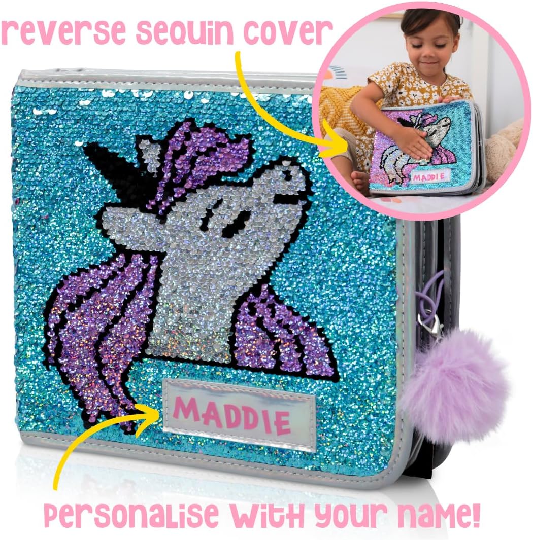 Amitie Lane Unicorn Activity Set, Gift Bag, Stickers and Doodle Book