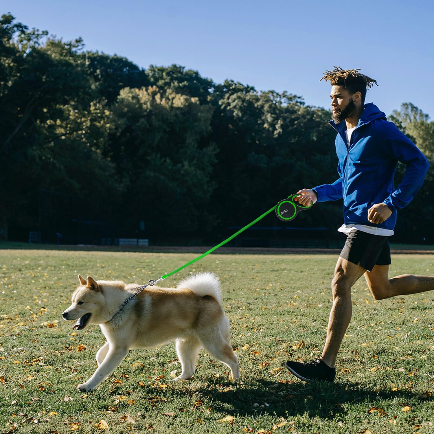 Retractable Dog Lead - 8m / 26ft - suitable for large and XL dogs. Various Colours Available