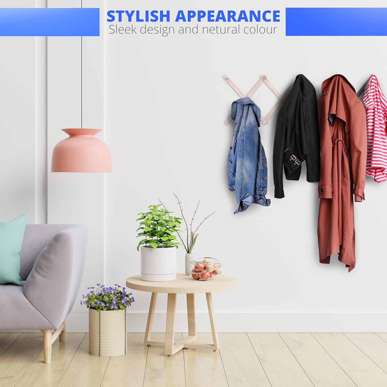 Stylo Coat Hooks X Shaped 94 x 40 cm