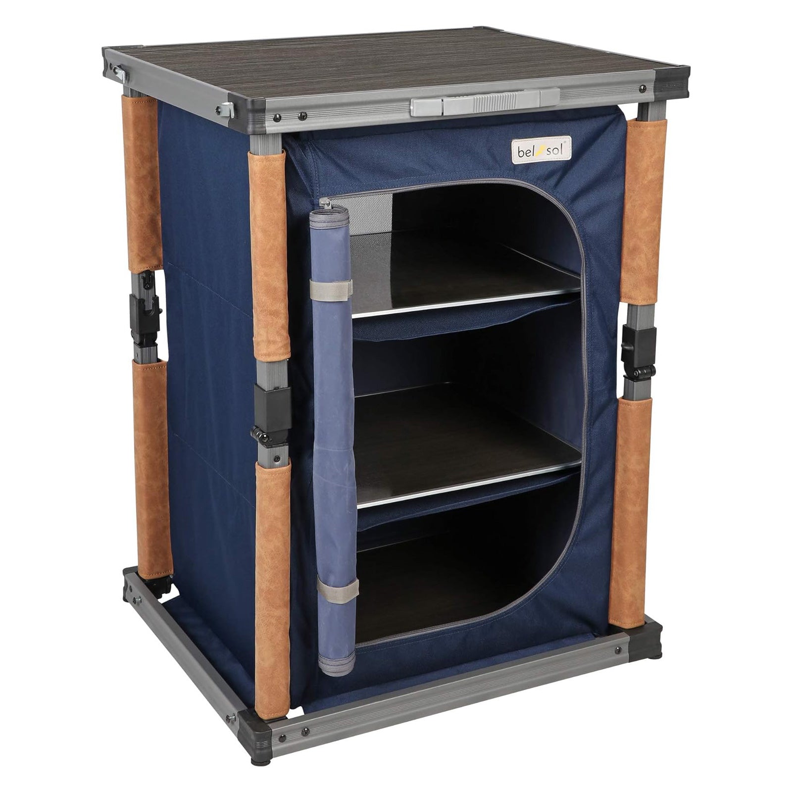 Bel-Sol Nancy Kitchen Module - Portable Cabinet Storage for Camping