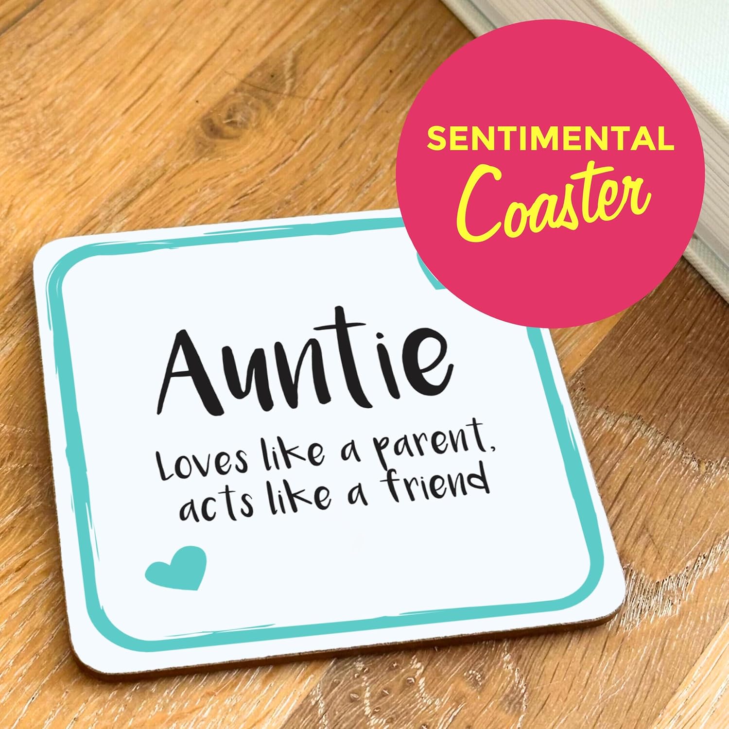 Love Mug®: World's Best Auntie Mug, Coaster and Spoon Gift Set