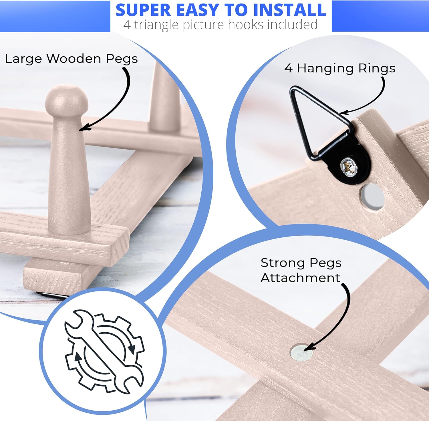 Stylo Coat Hooks X Shaped 94 x 40 cm